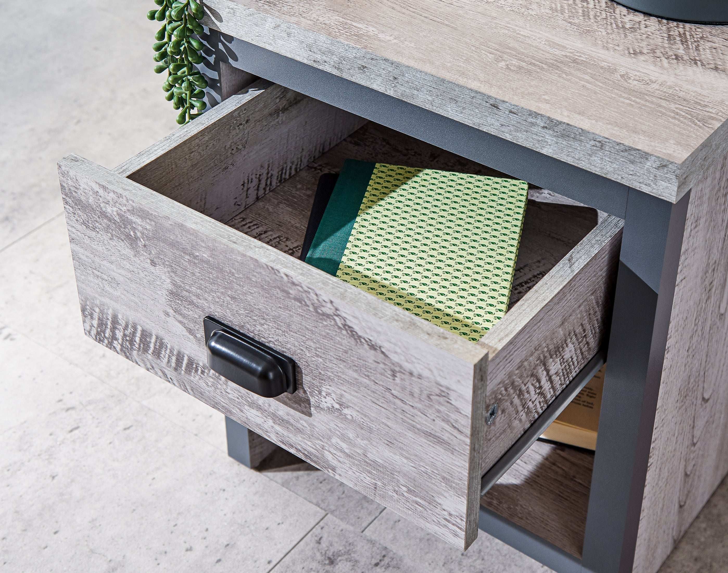 Boston Lamp Table Grey – GFW, view 5