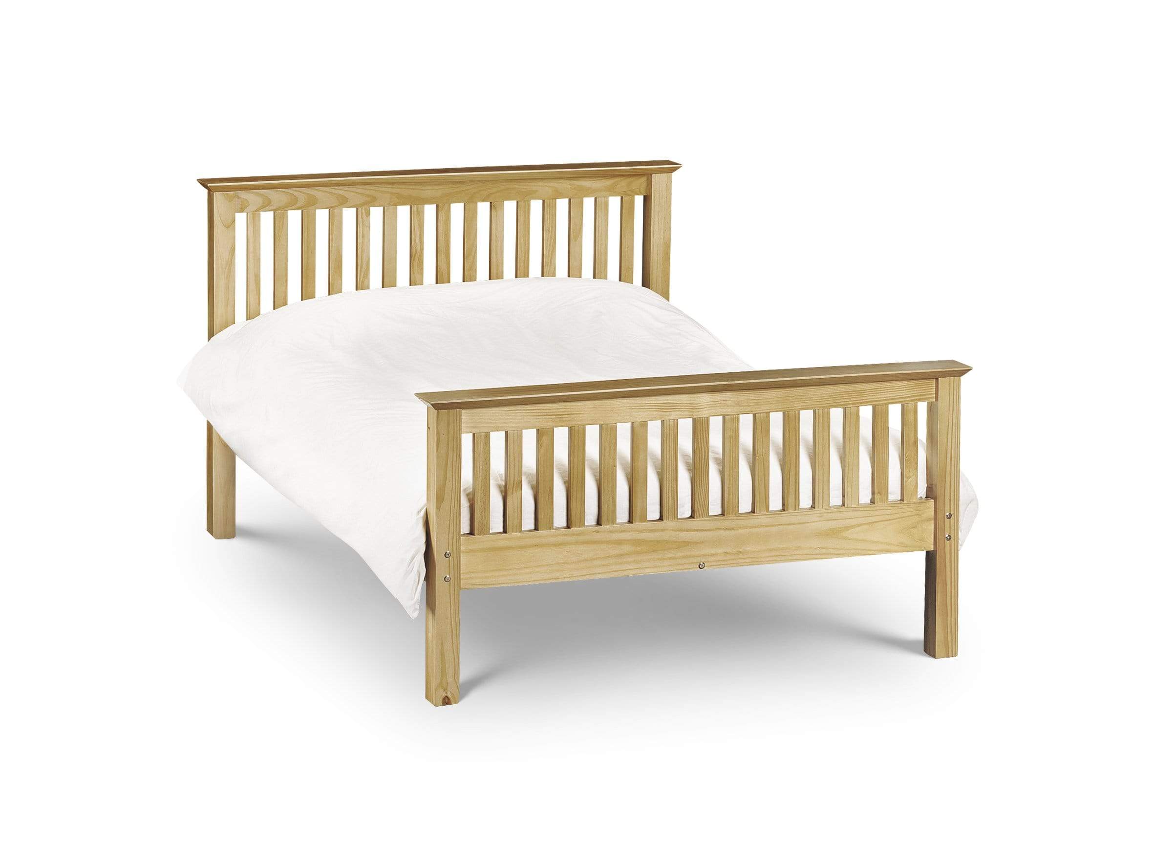 Julian Bowen Wood Bed Barcelona Bed Hfe Pine - Solid Pine - Pine