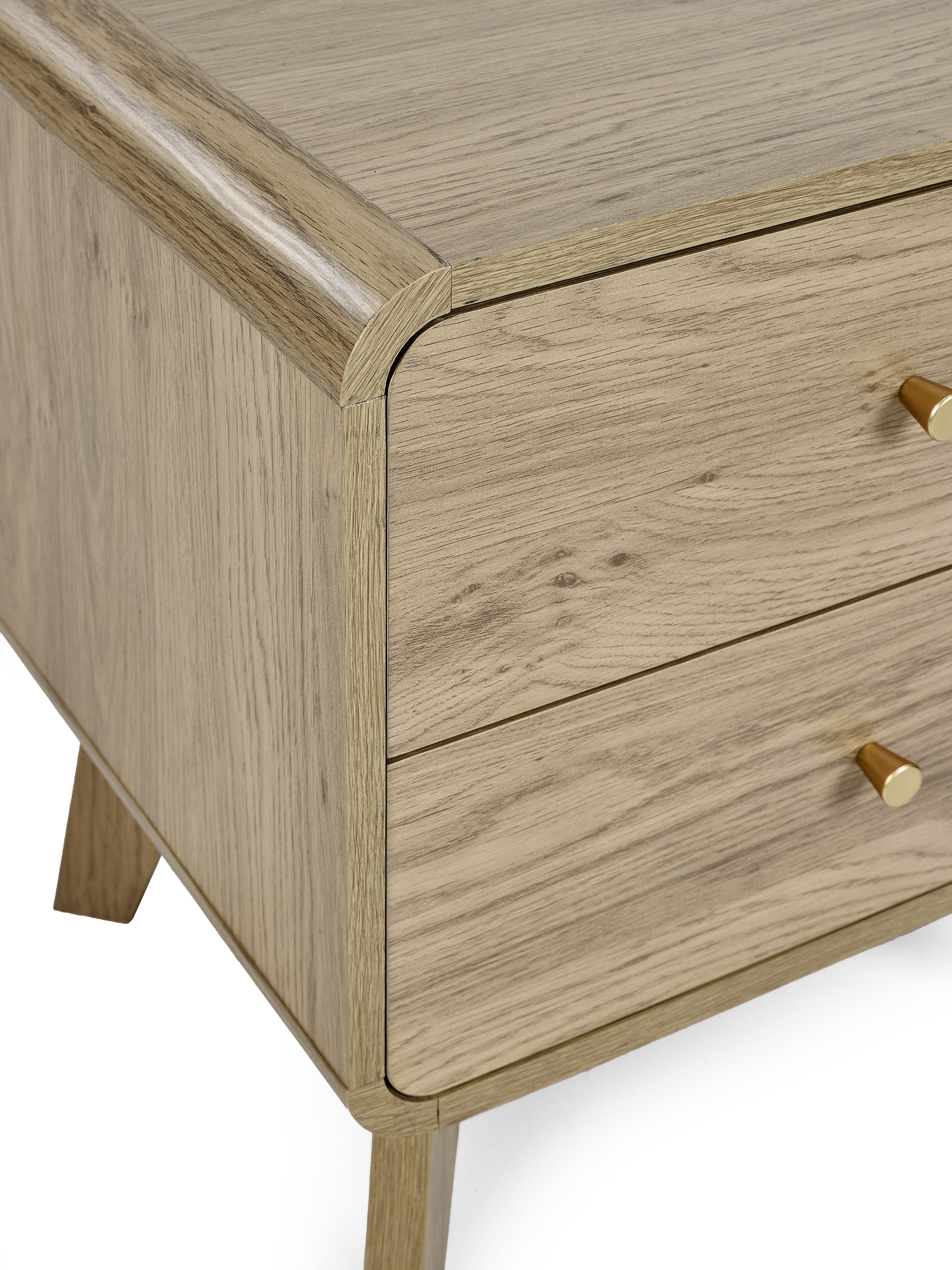 Ingrid 2 Drawer Bedside Oak – Julian Bowen, view 9