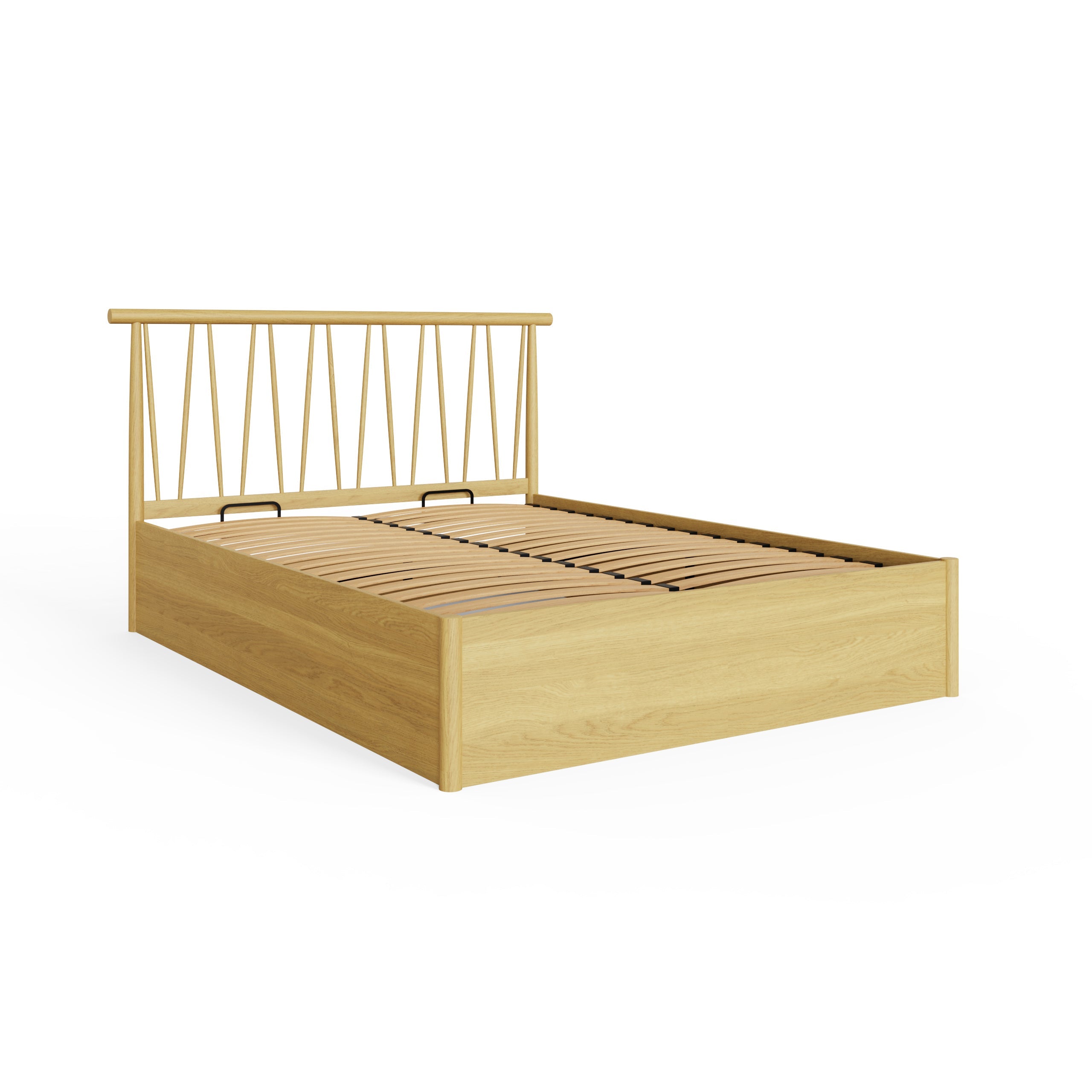 Fusum Spindle Ottoman Bed - Oak – GFW