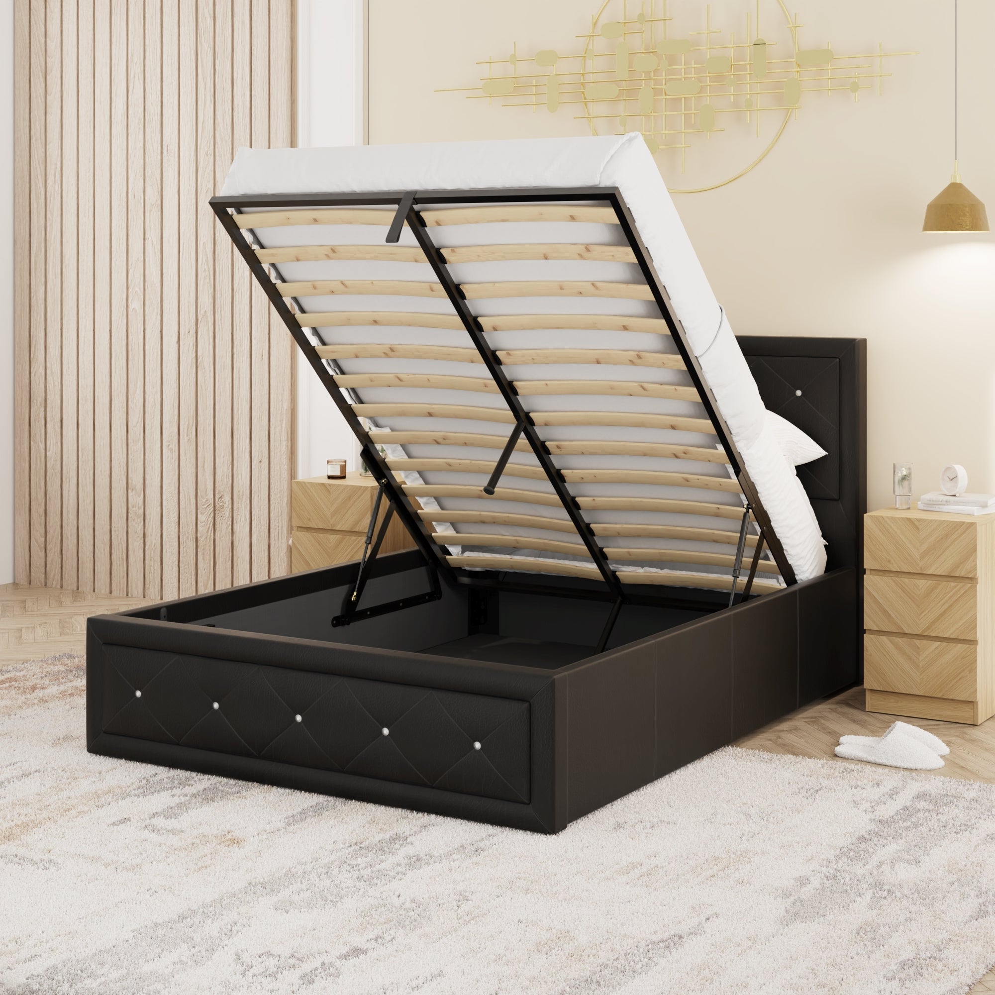 Hollywood Gas Lift Black – GFW, view 3