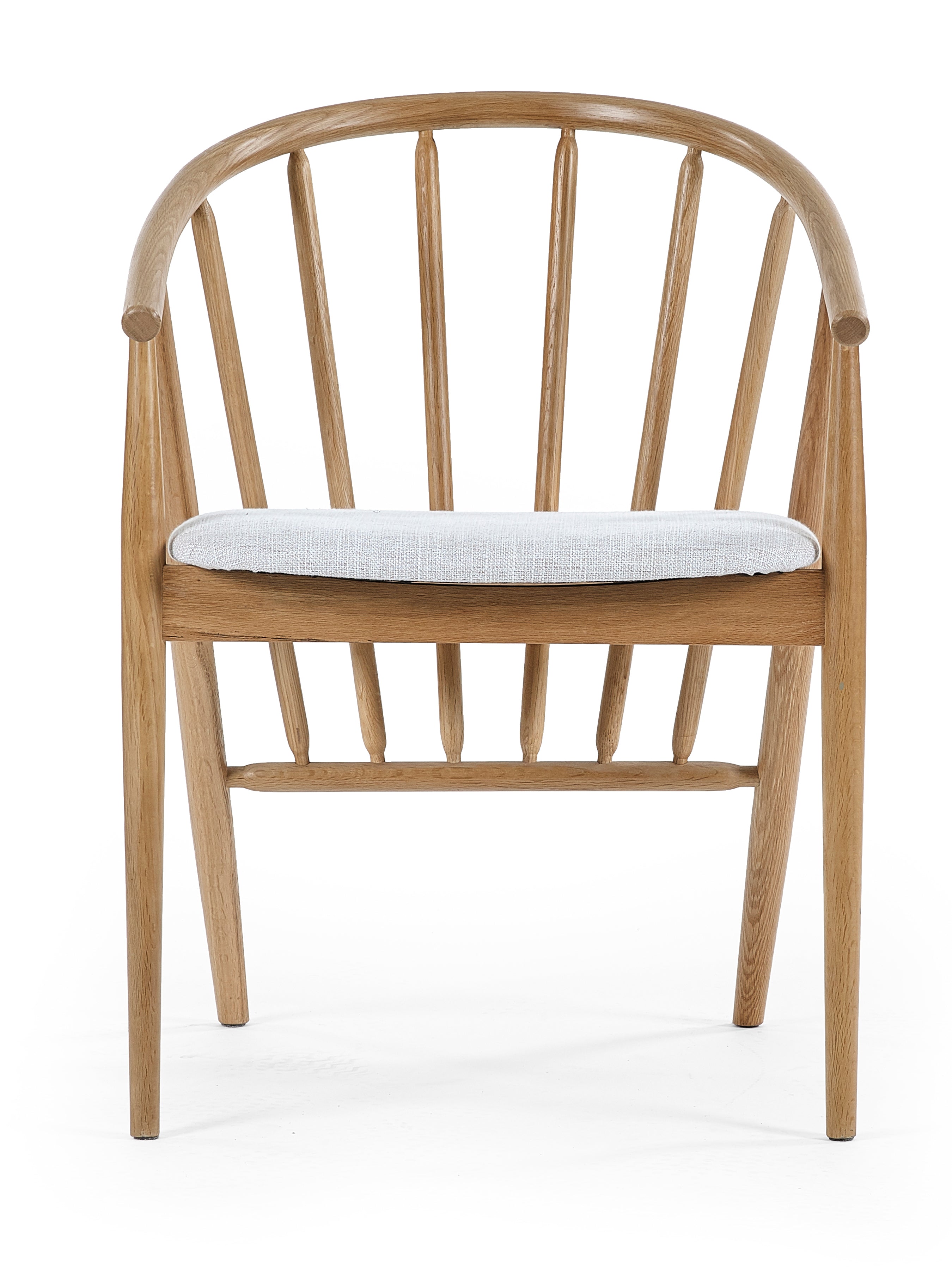 Rory Oak Curved Back Dining Chair – Julian Bowen, view 4