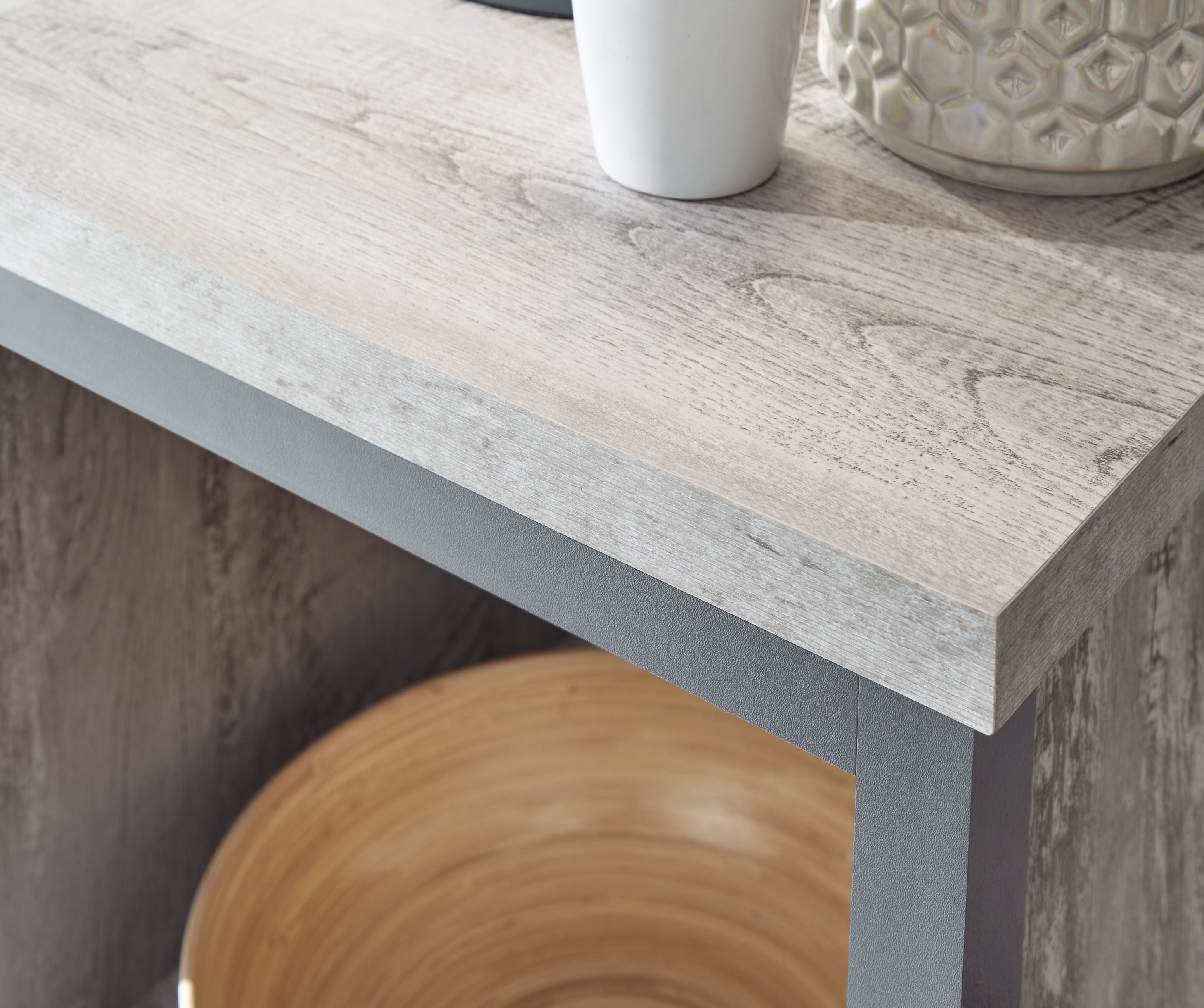 Boston Simple Lamp Table Grey – GFW, view 4