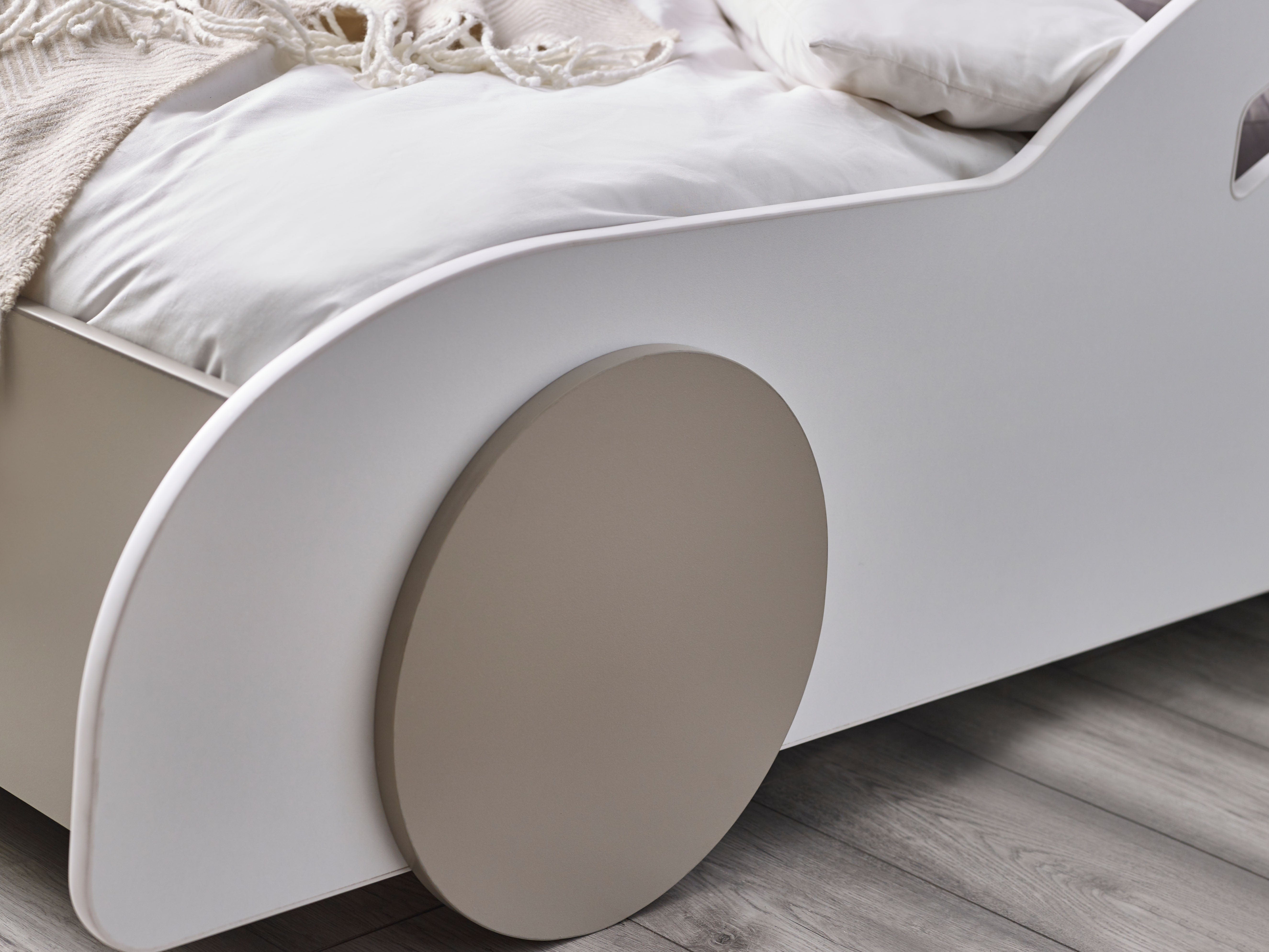 Atlantis Toddler Car Bed - White – Julian Bowen, view 6