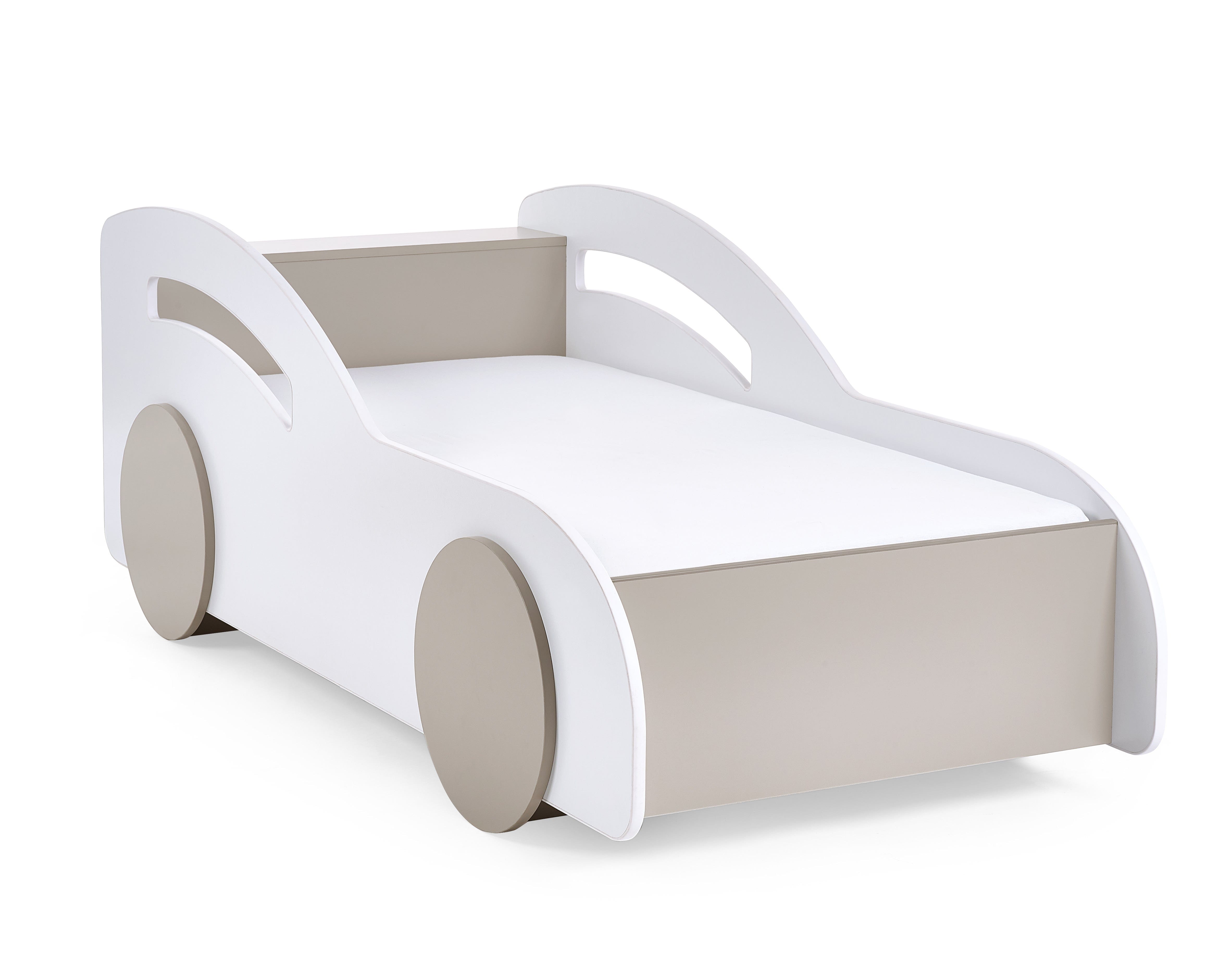 Atlantis Toddler Car Bed - White – Julian Bowen
