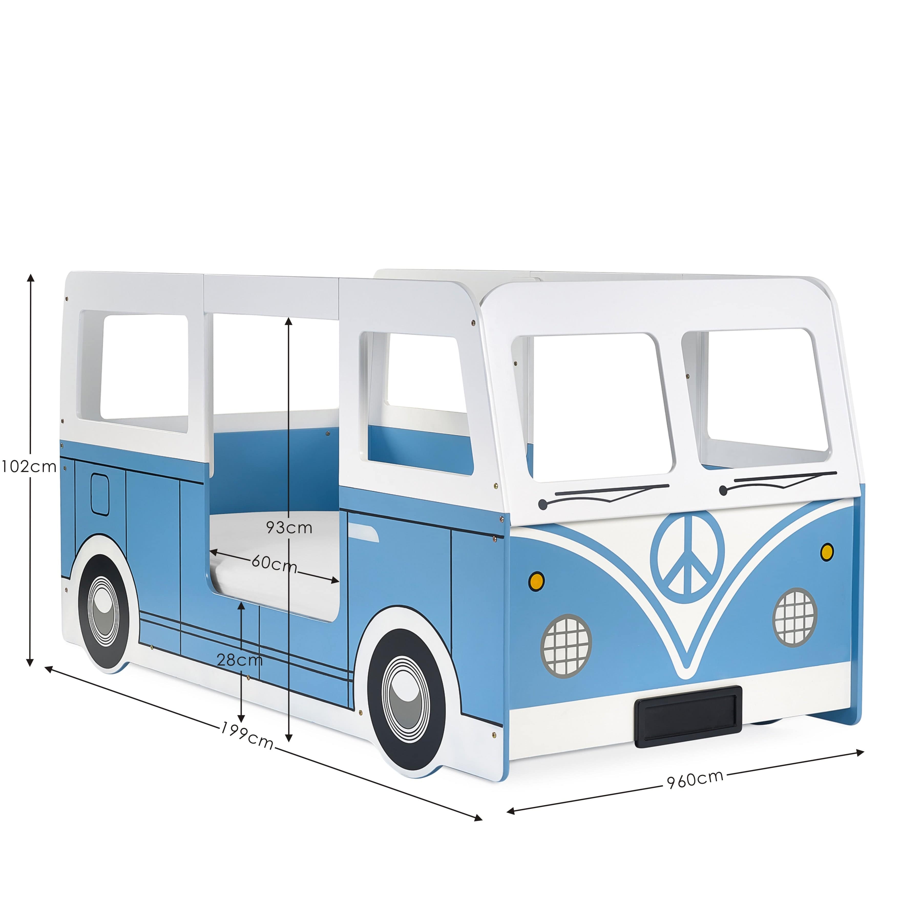 Campervan Bed - Light Blue – Julian Bowen, view 4