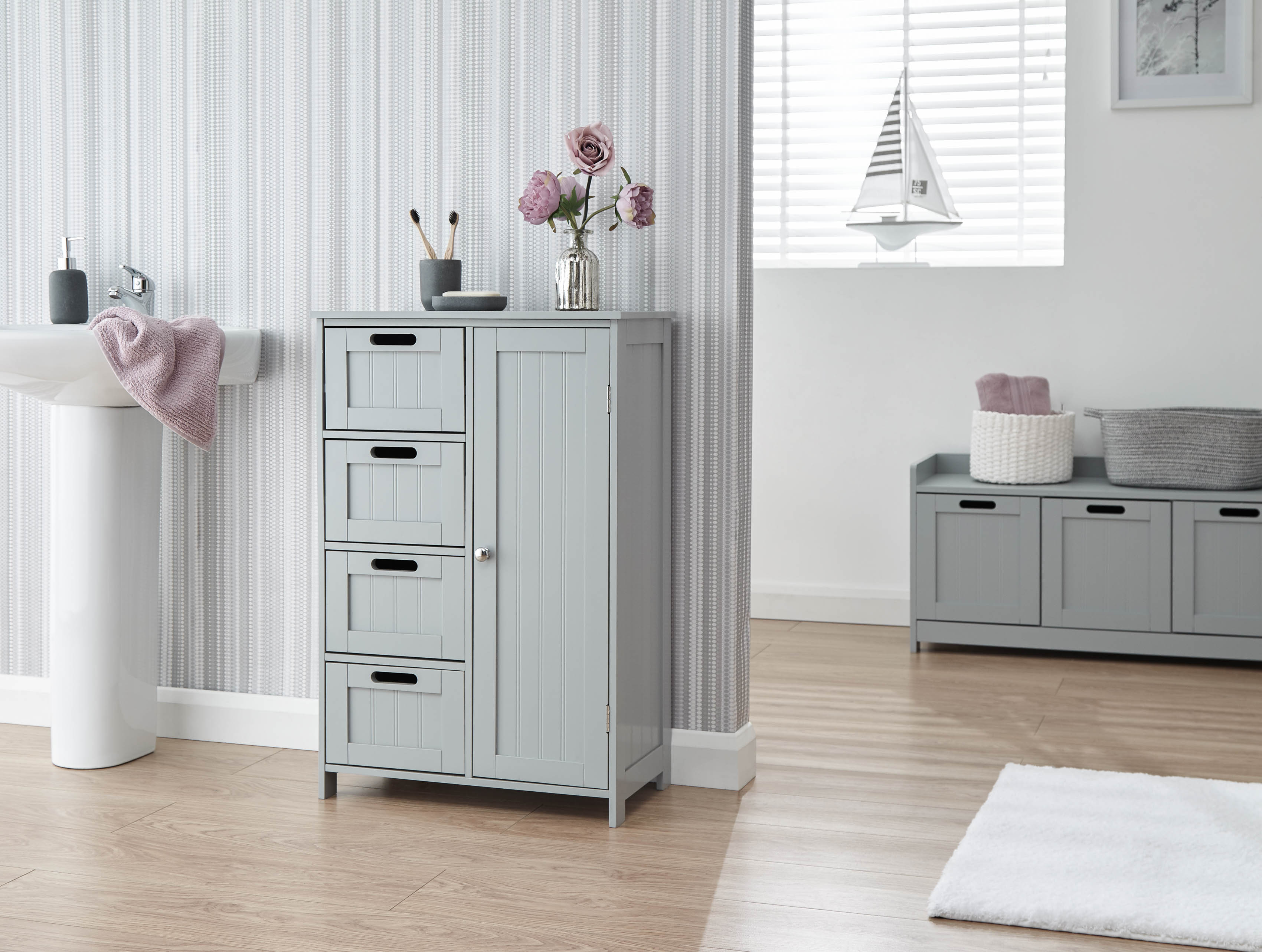 Colonial Multi Cabinet – Grey