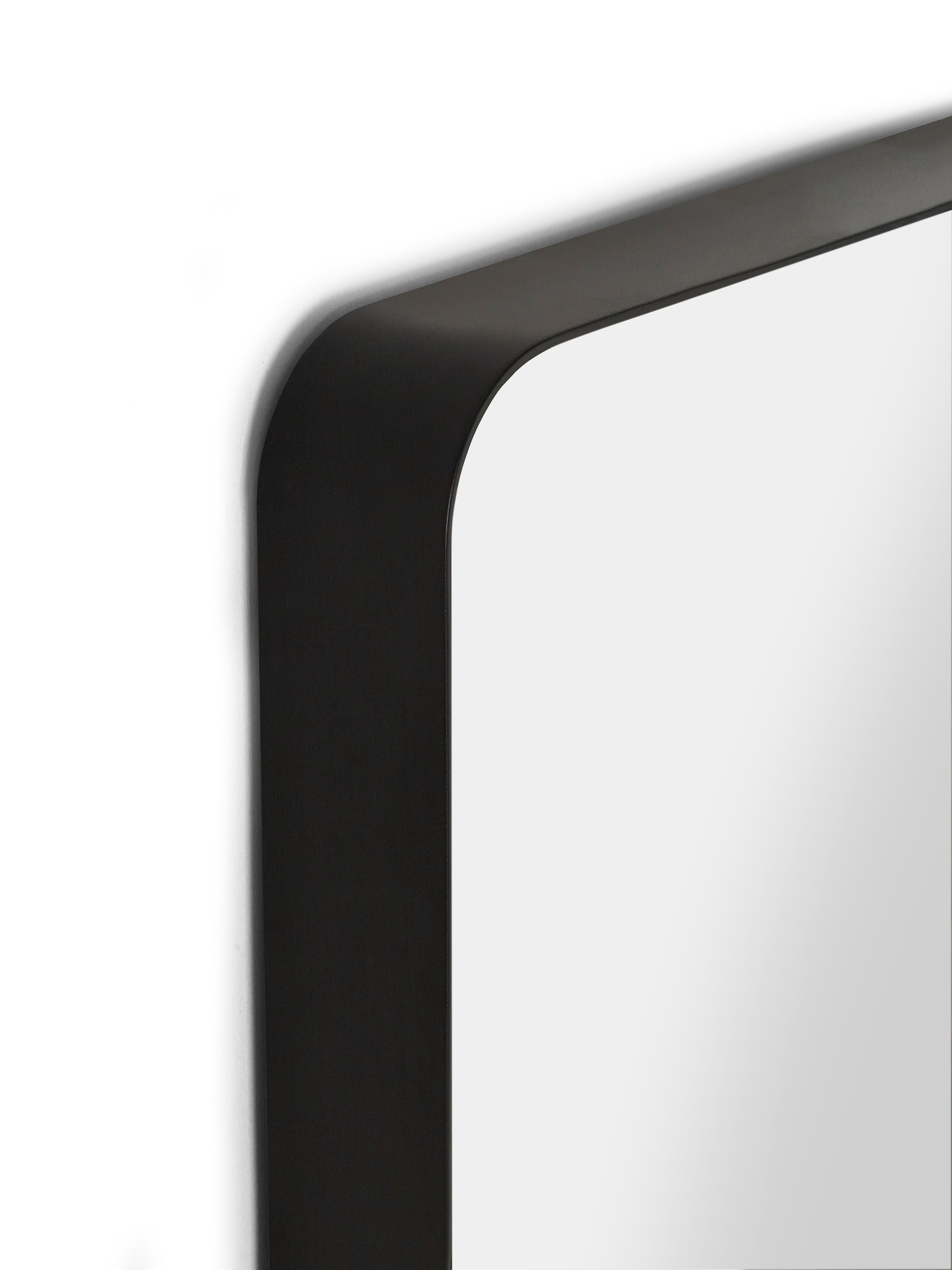 Jaya Black Frame Rectangular Wall Mirror – Julian Bowen, view 7
