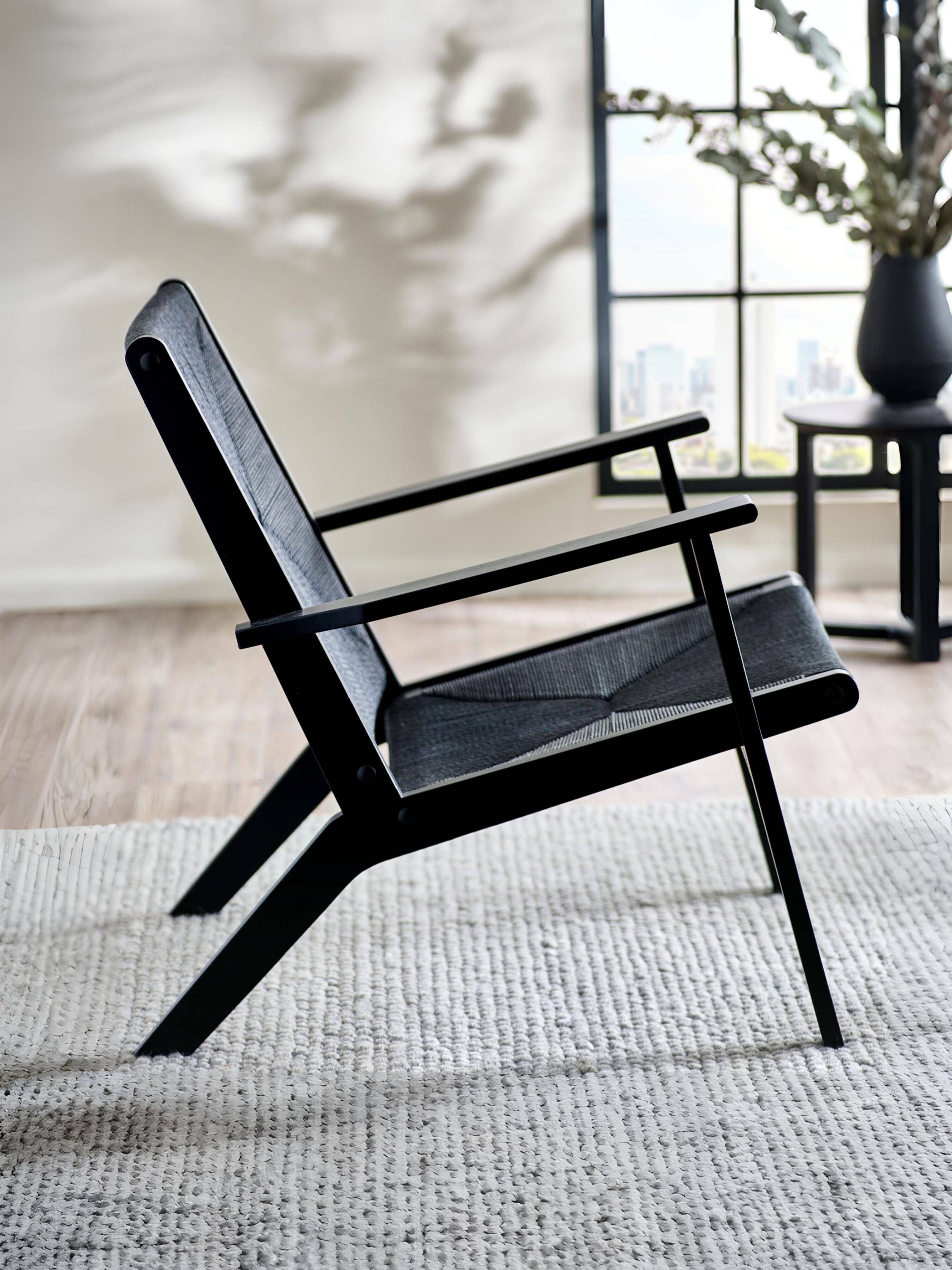 Icaria Accent Chair Black – Julian Bowen, view 7