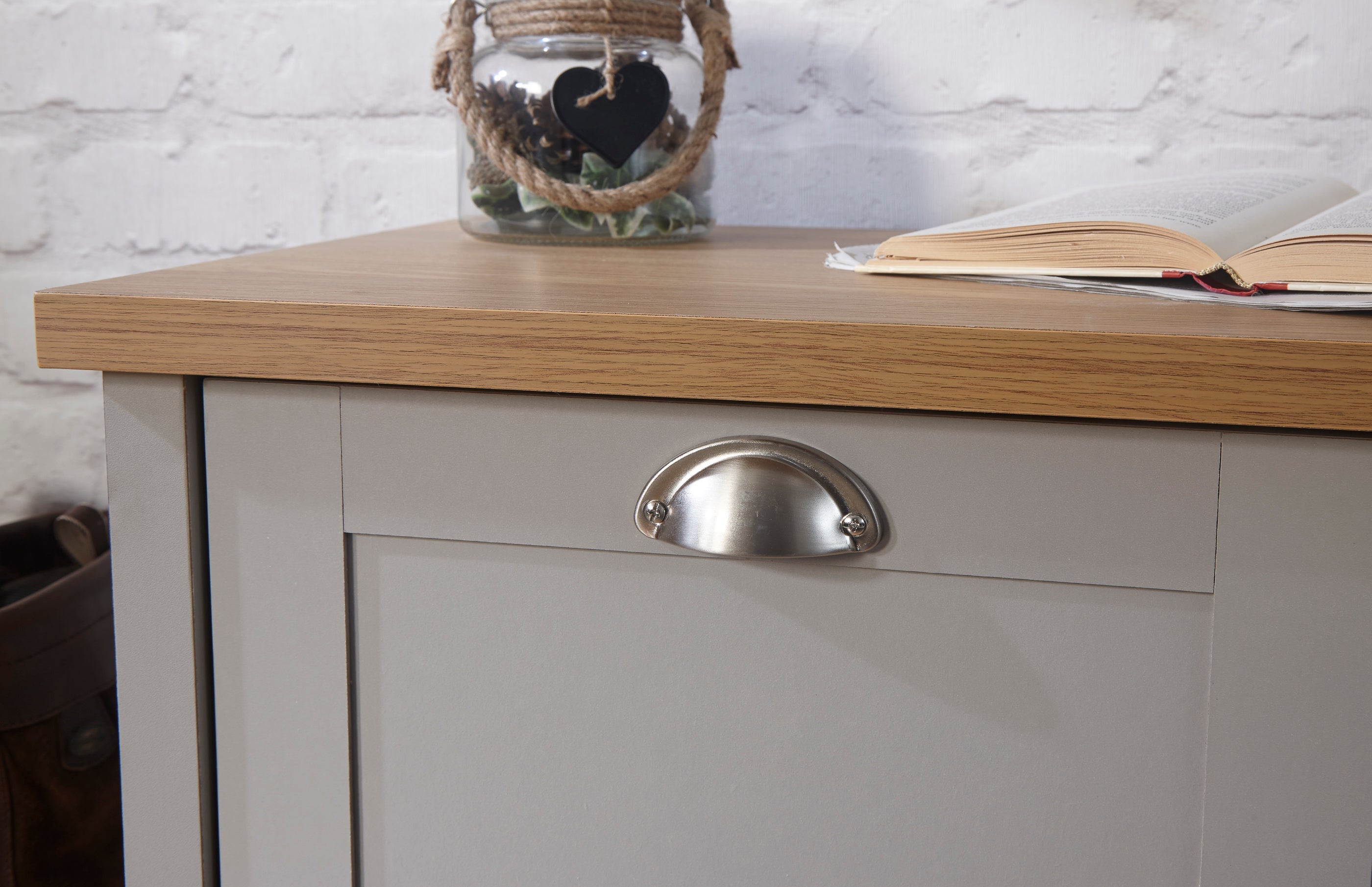 Lancaster Shoe Storage Grey – GFW, view 11