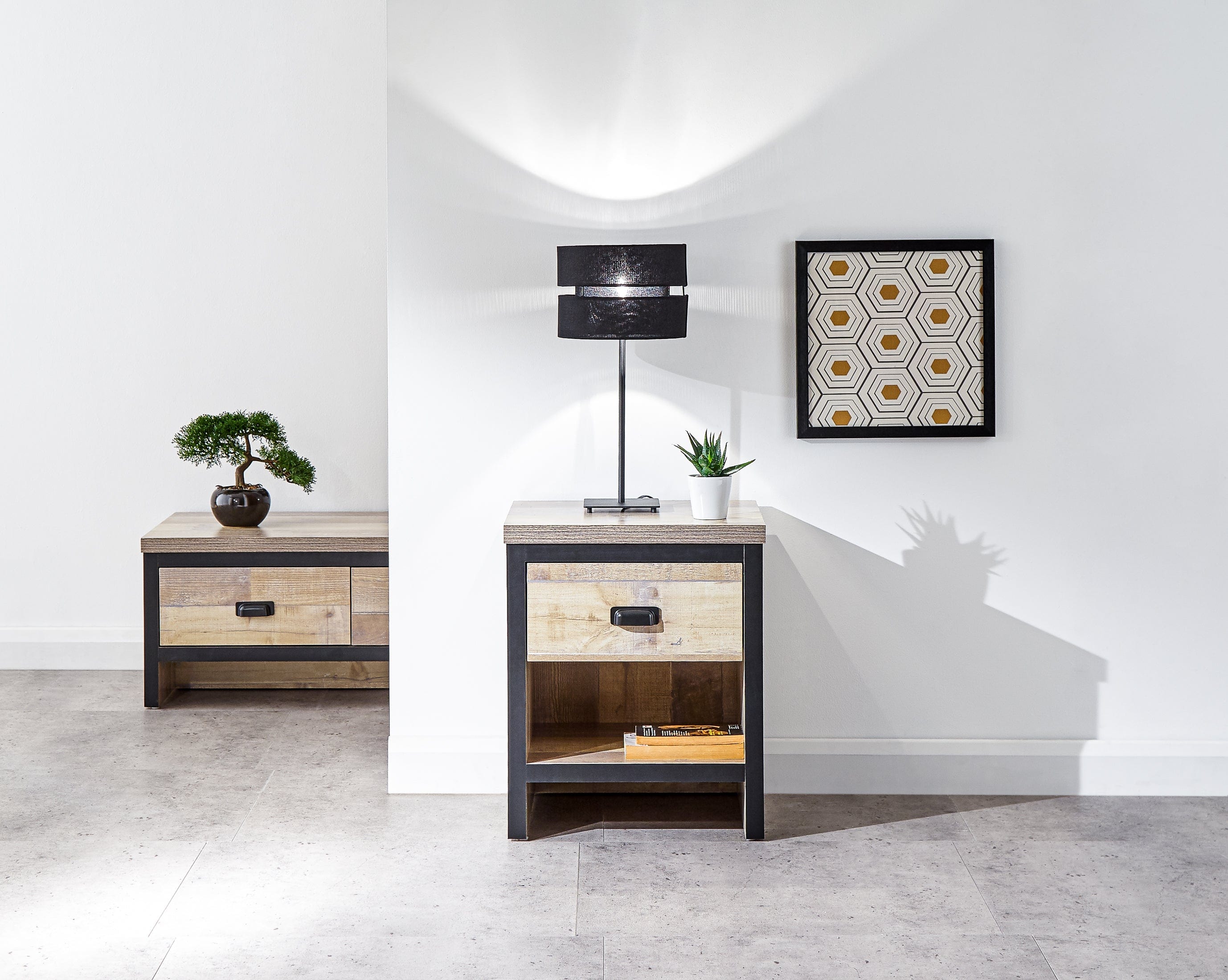 GFW Lamp Table Boston Lamp Table Oak Bed Kings