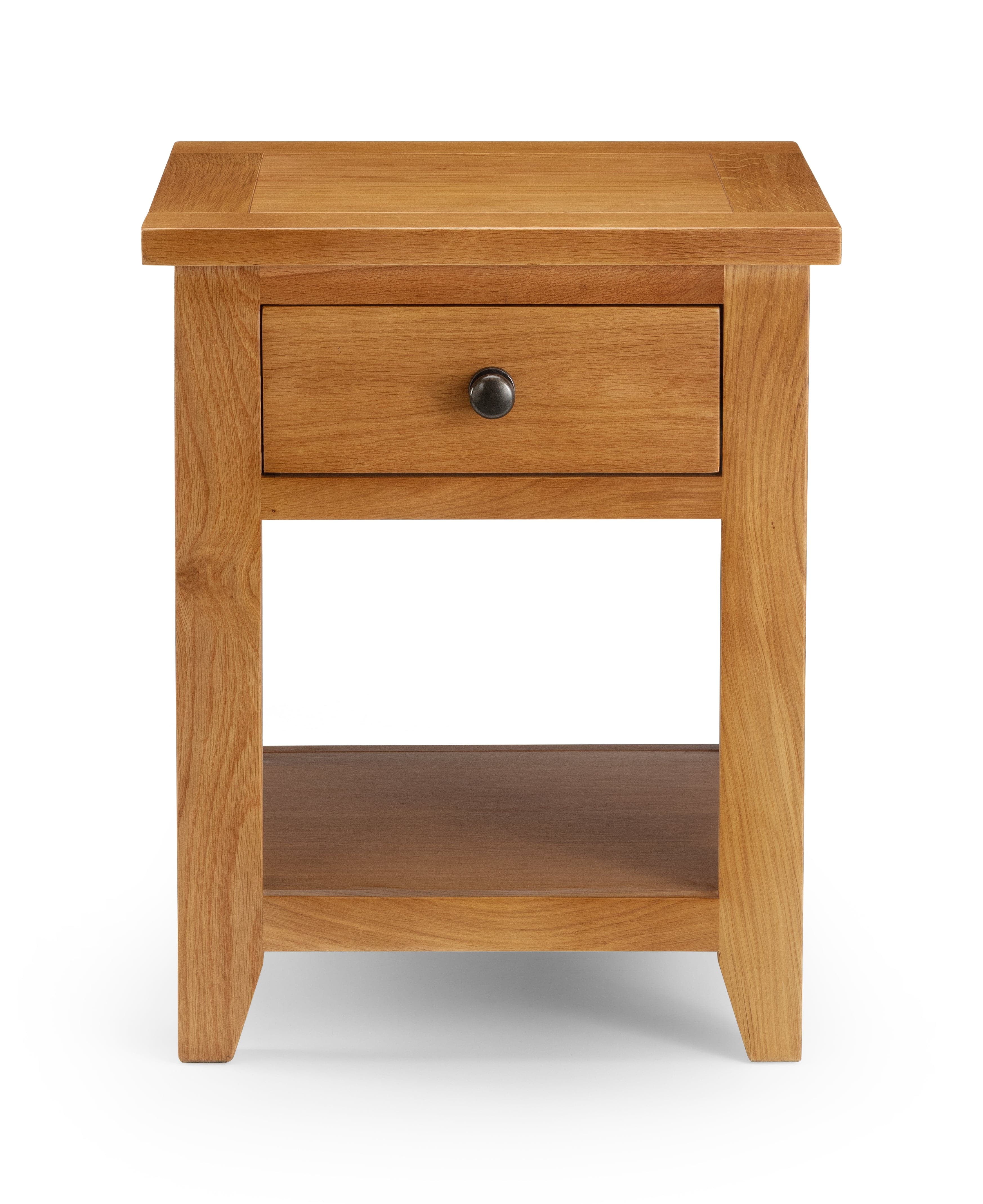 Astoria 1 Drawer Lamp Table – Julian Bowen, view 4