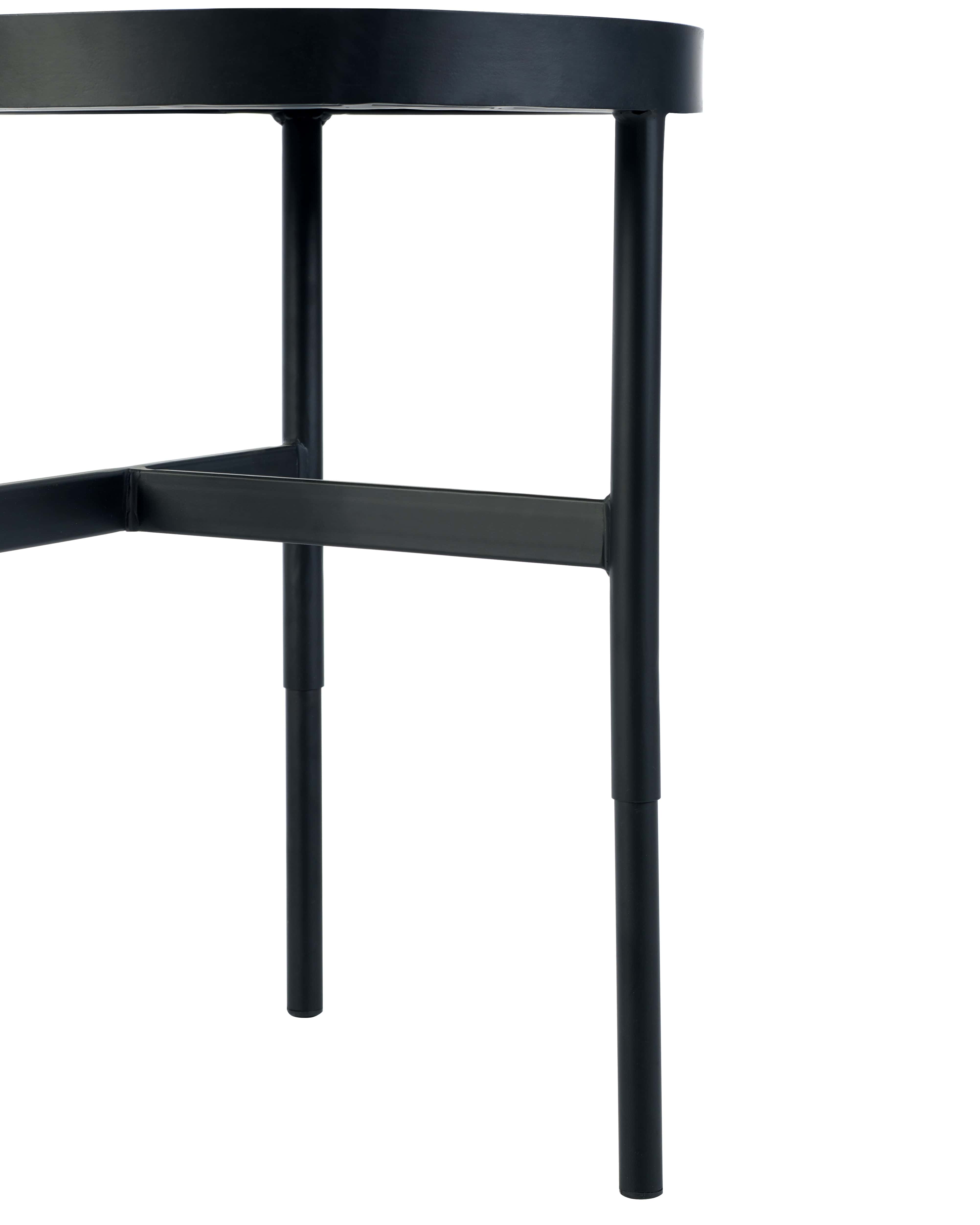 Franki Mirror Glass Lamp Table – Julian Bowen, view 5