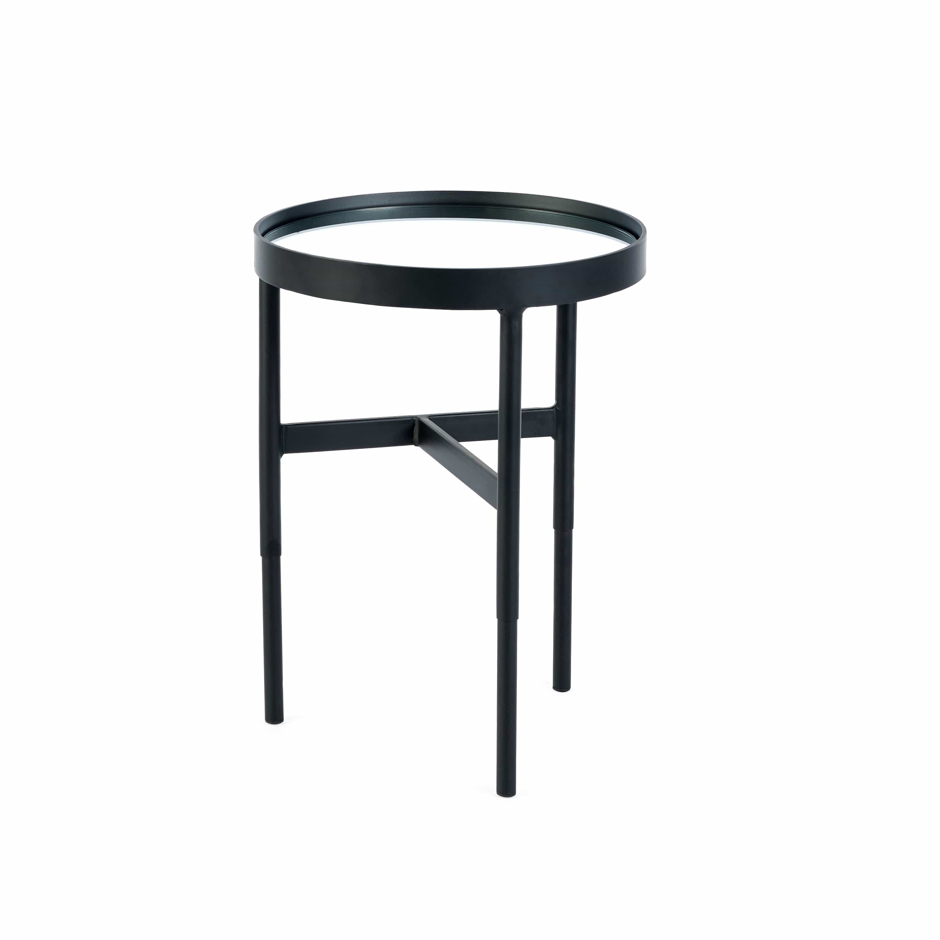 Franki Mirror Glass Lamp Table – Julian Bowen