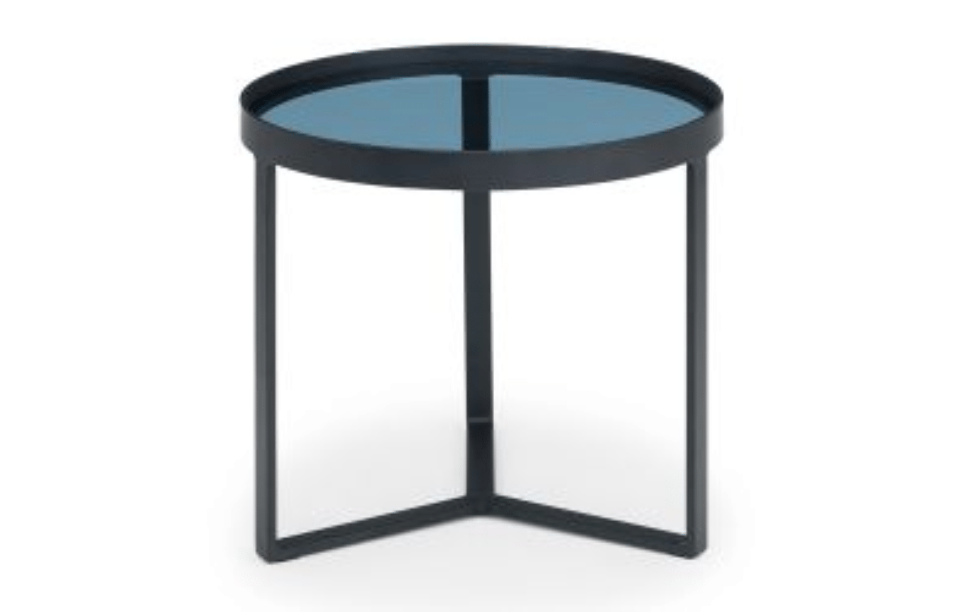 Loft Lamp Table - Smoked Glass – Julian Bowen