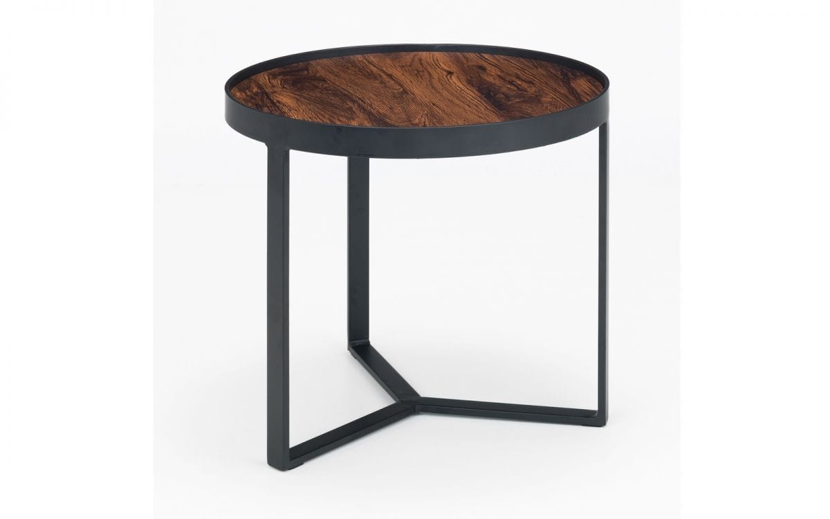 Loft Lamp Table - Walnut – Julian Bowen