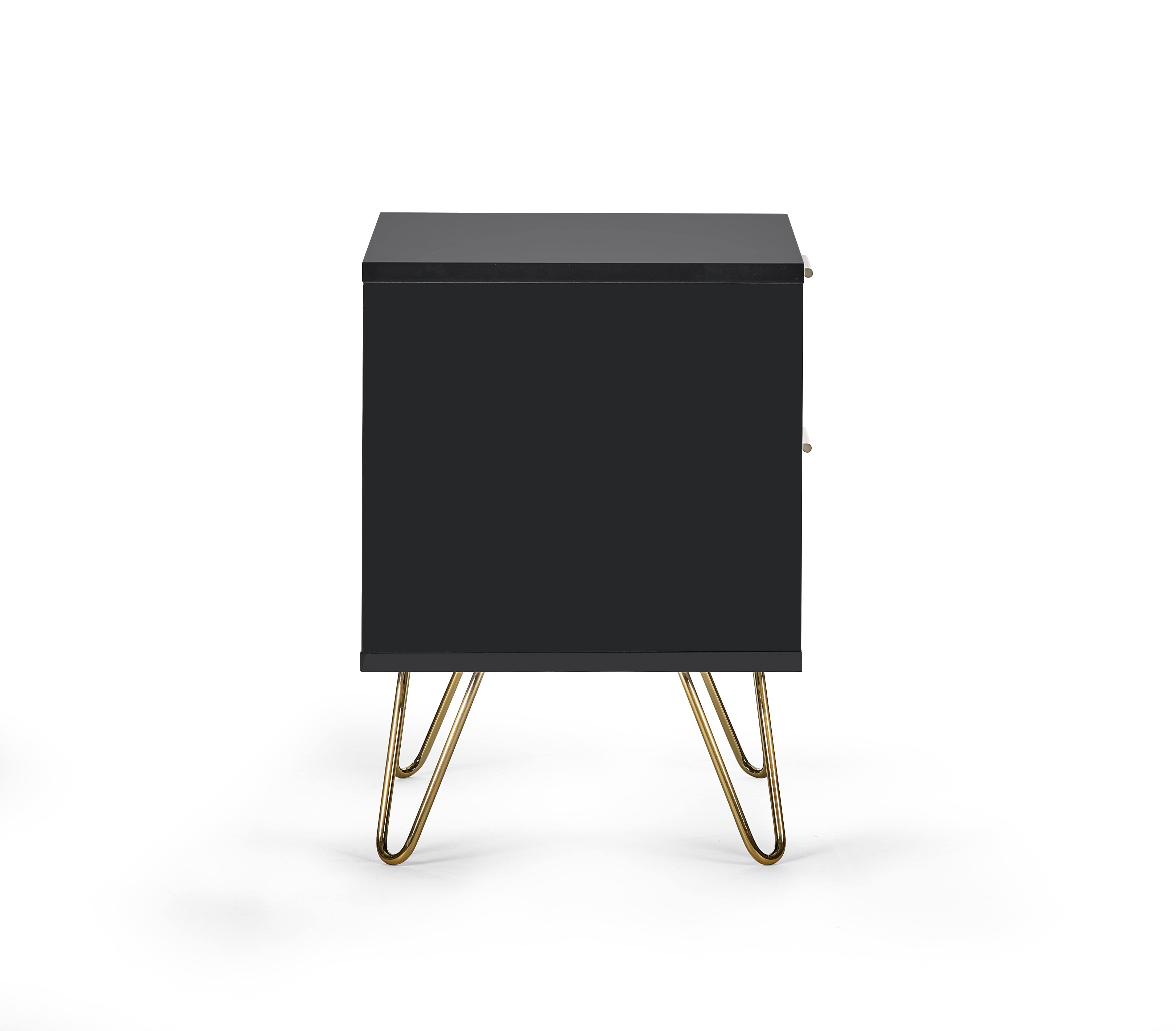 Murano Lamp Table - Matt Black – Julian Bowen, view 4