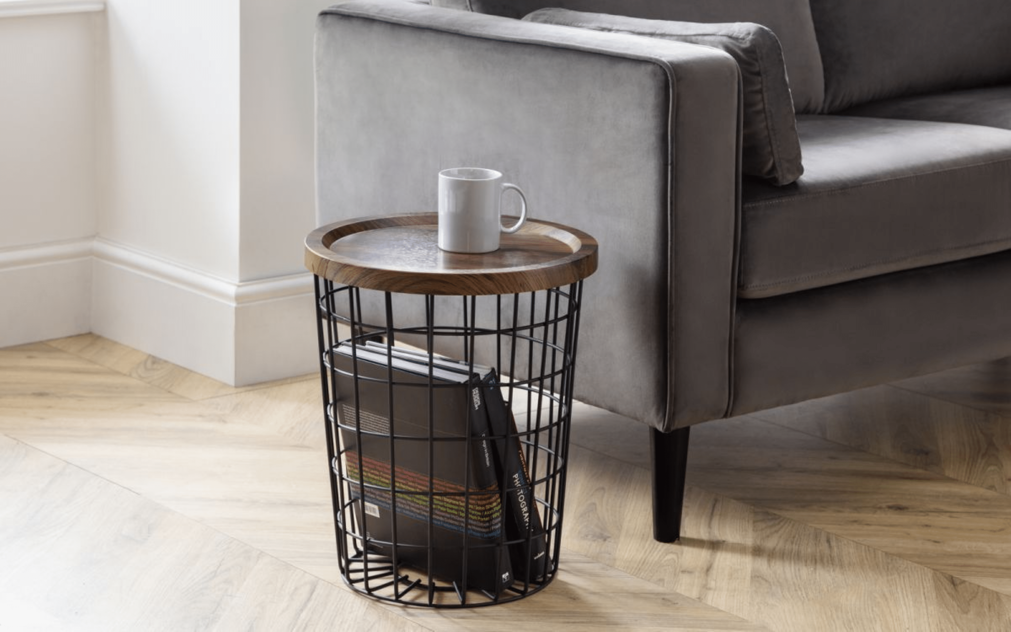 Julian Bowen Lamp Table Smithson Storage Lamp Table Bed Kings