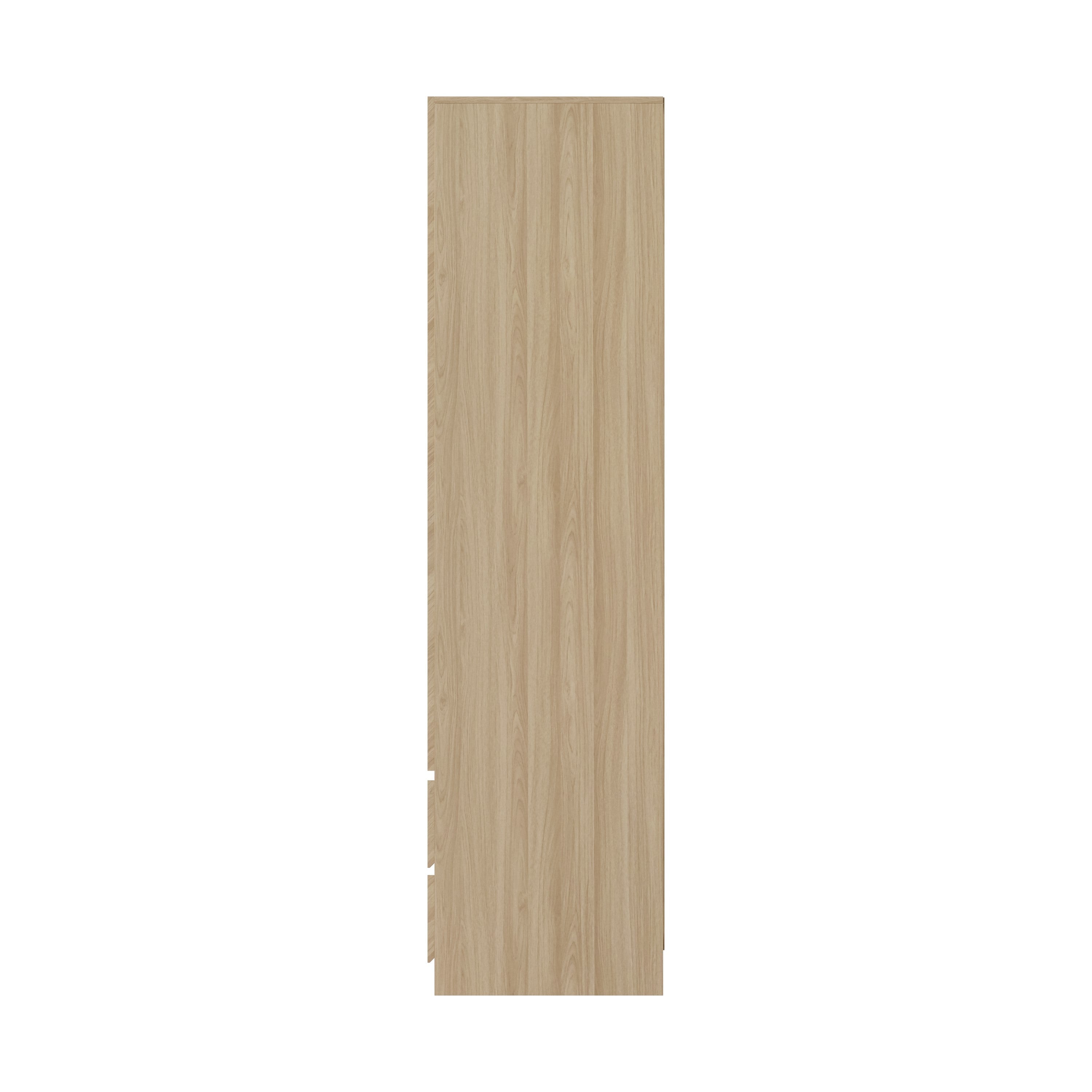 Catania 3 Door 4 Drawer Wardrobe Euro Oak – GFW, view 5