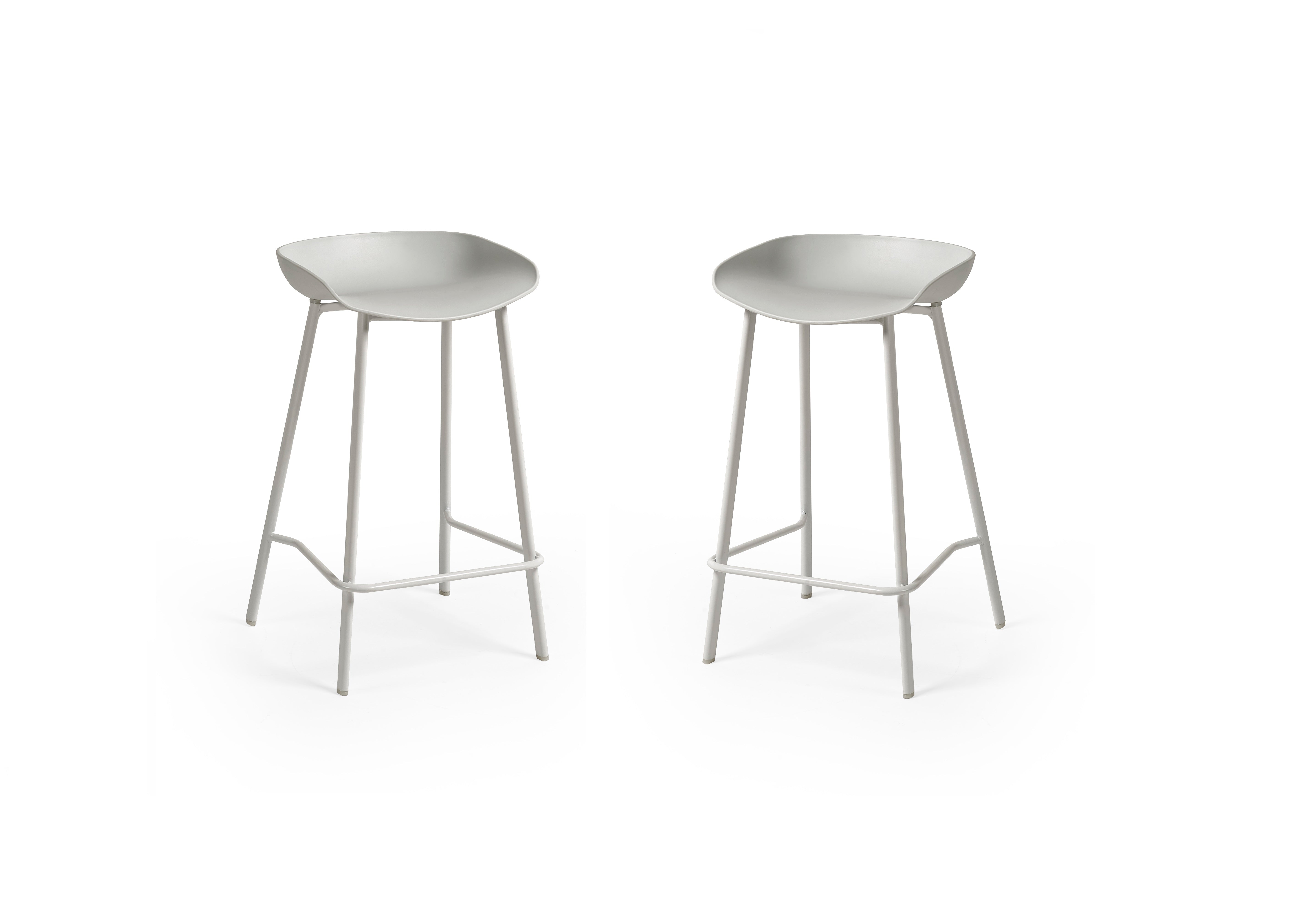 Renzo Bar Stool Grey (Set Of 2) – Julian Bowen