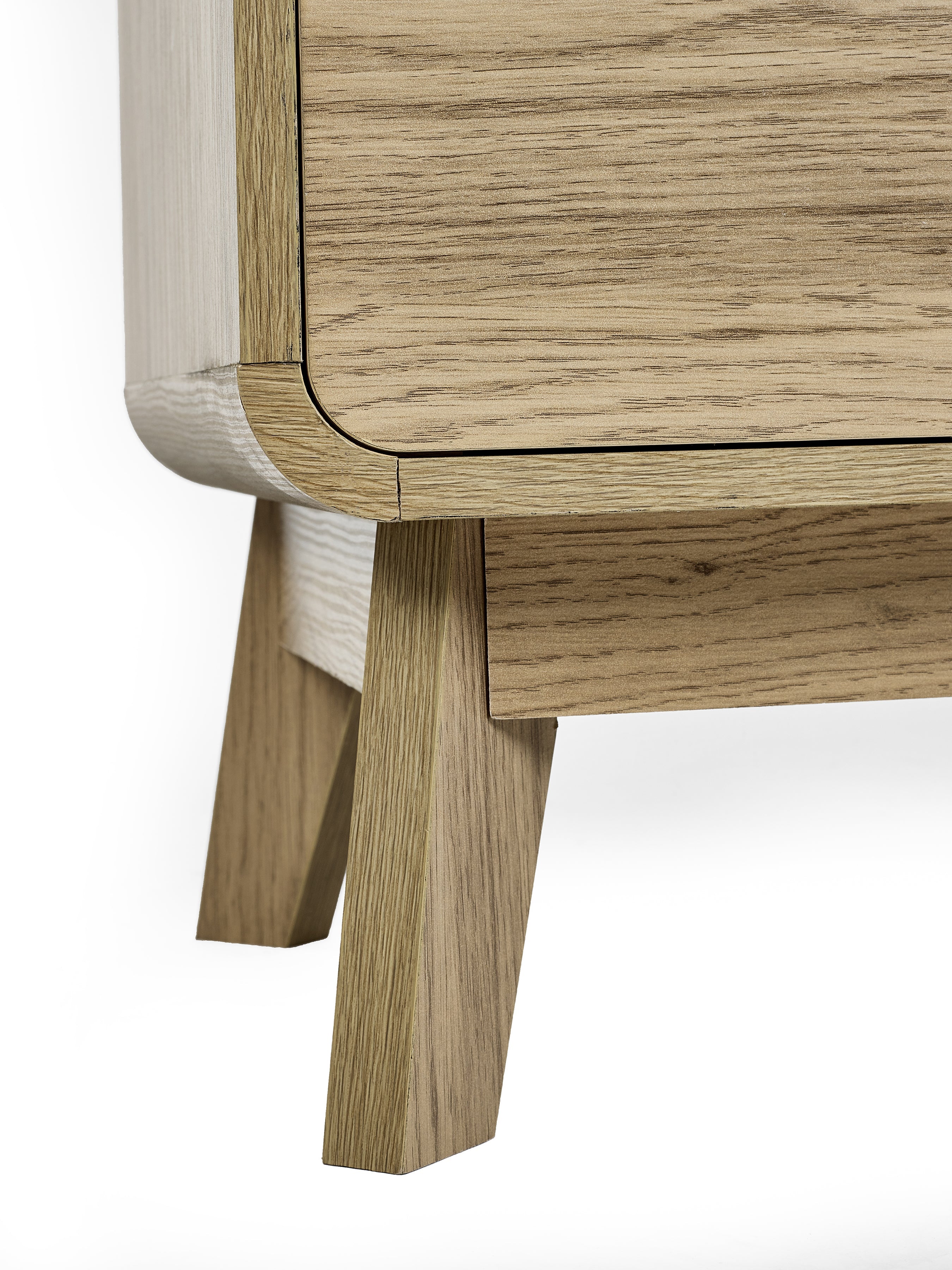 Ingrid 2 Drawer Bedside Oak – Julian Bowen, view 10