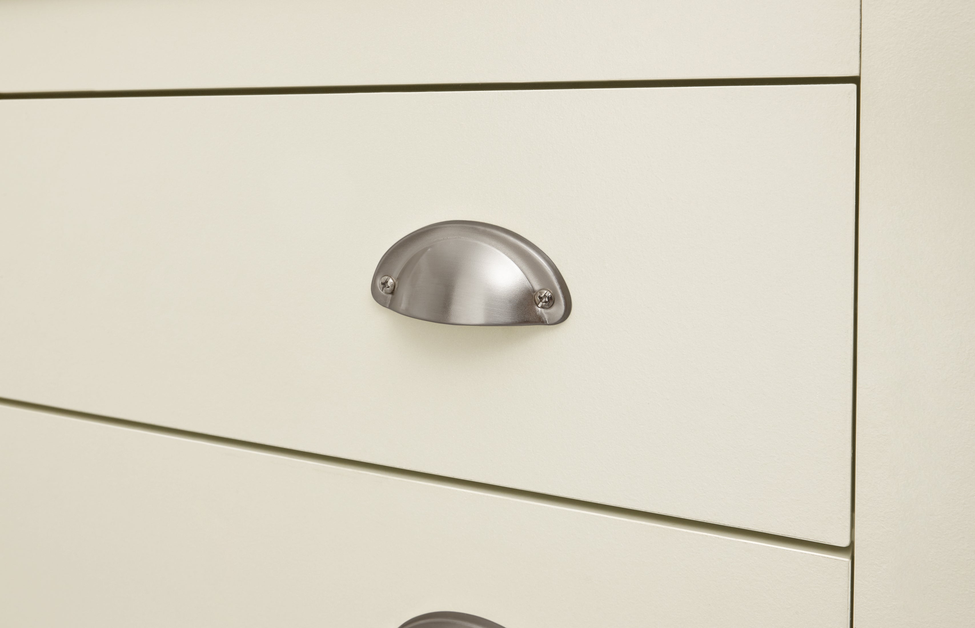Lancaster 2Dr 1Drw Shoe Cabinet Cream – GFW, view 6