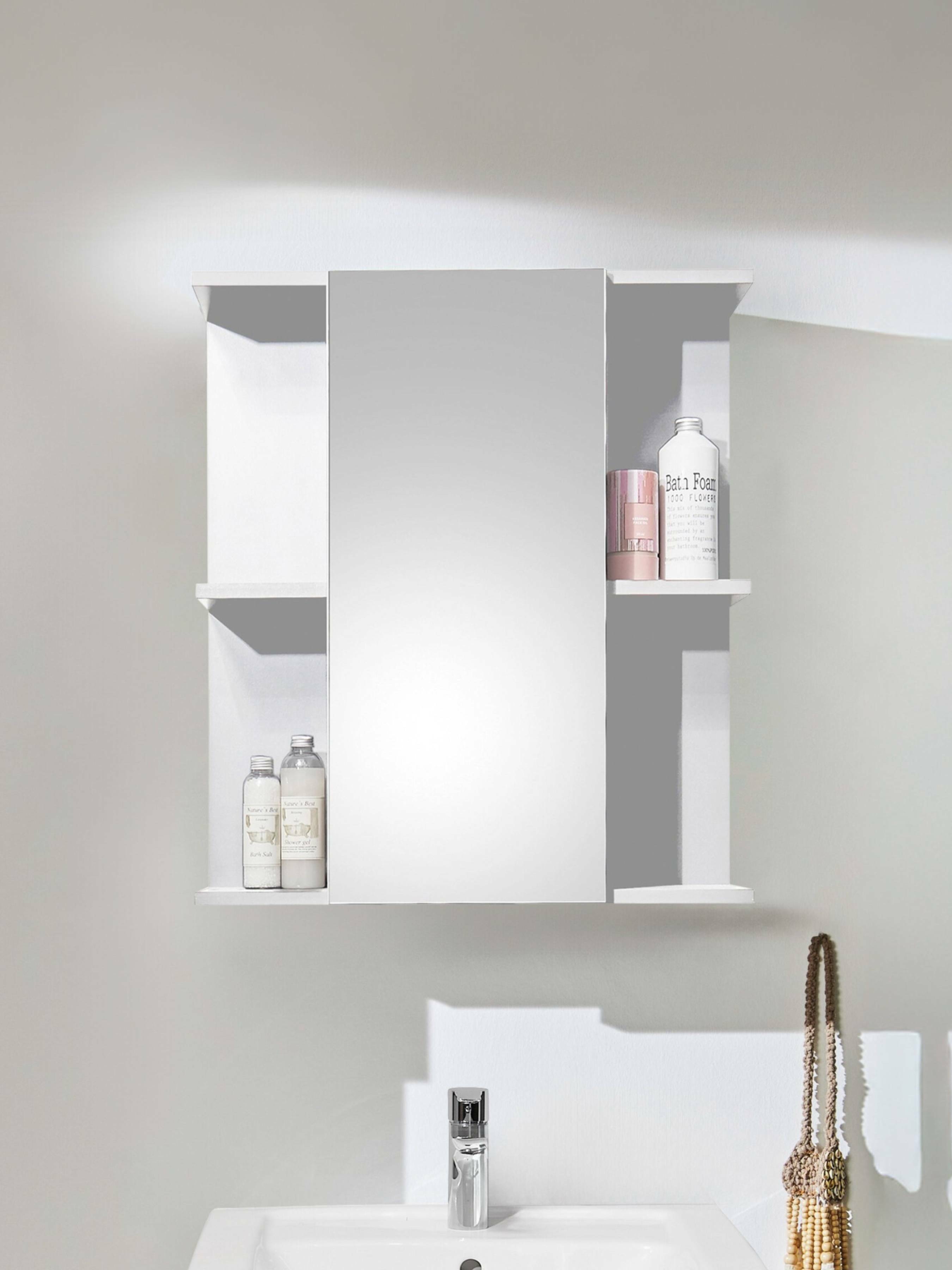 Mandy 1 Door Mirrored Cabinet – Julian Bowen, view 2