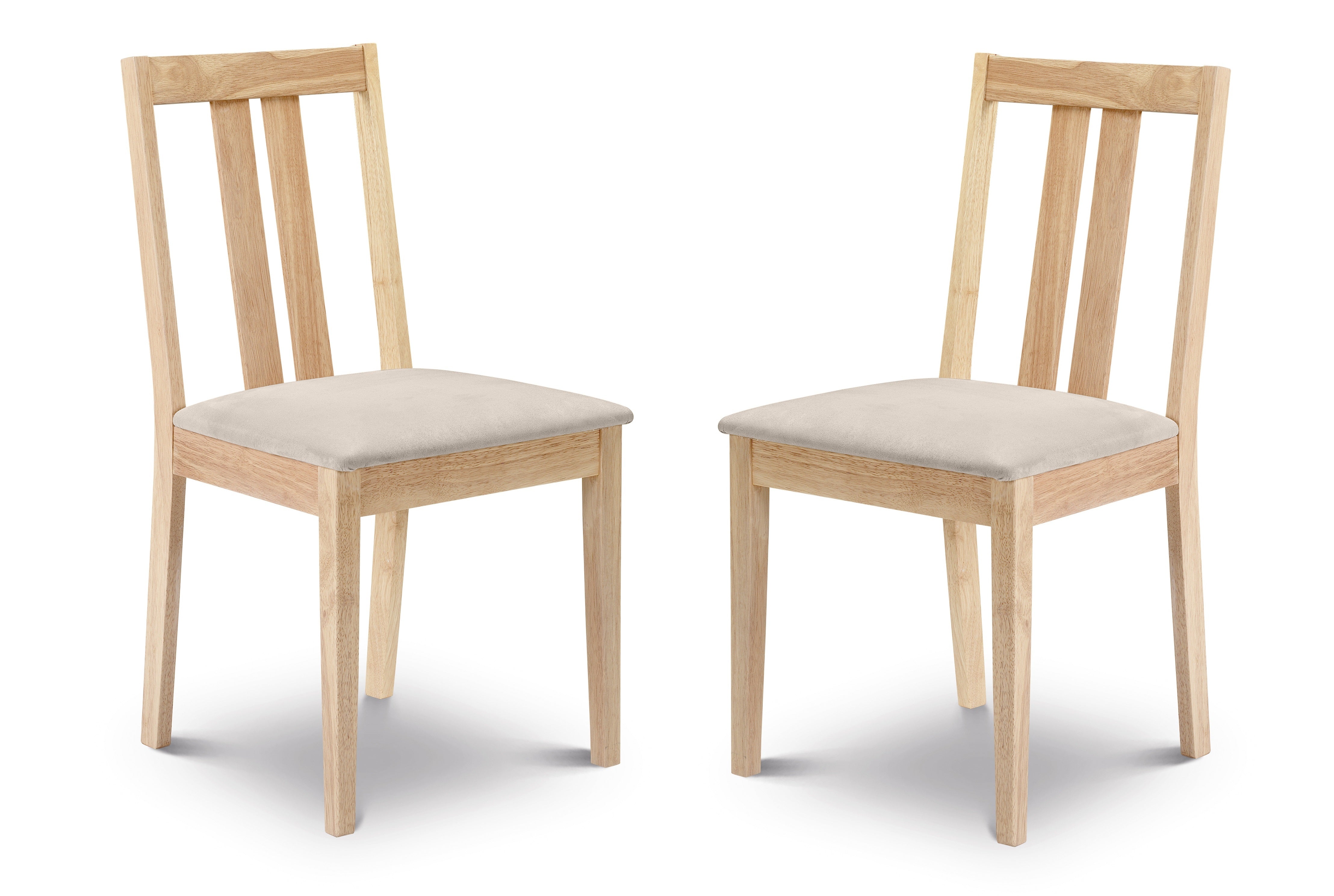 Rufford Dining Chairs - Oak (Set Of 2) – Julian Bowen