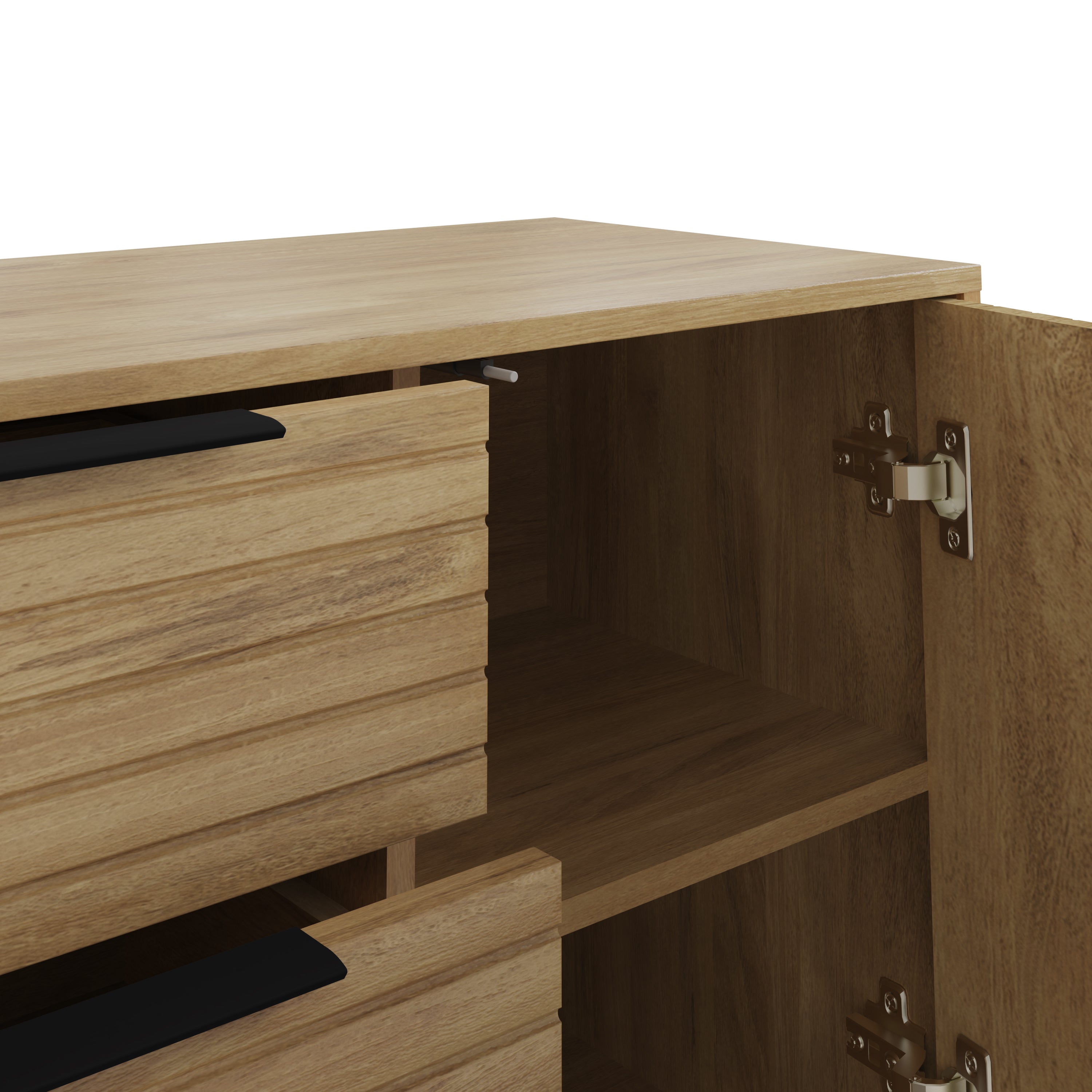 Nervata Sideboard Oak – GFW, view 8