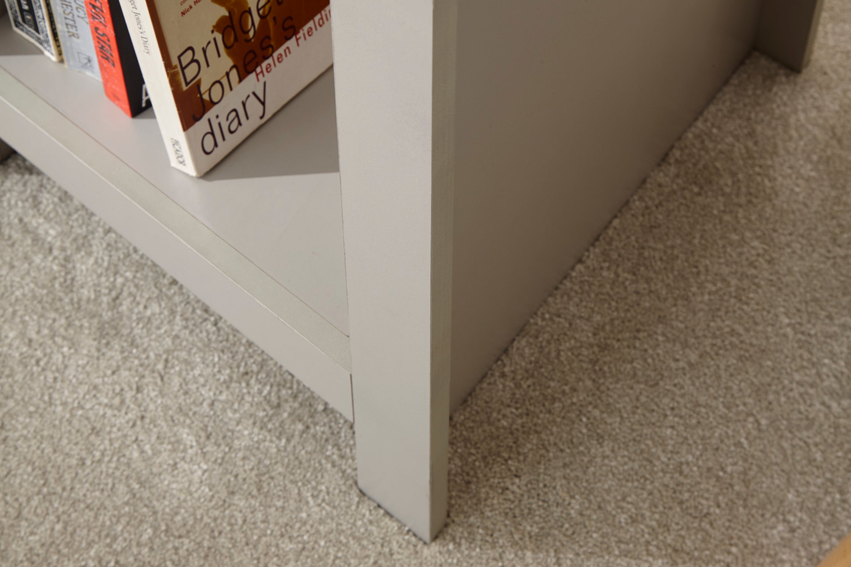 Lancaster Side Table With Shelf Grey – GFW, view 7