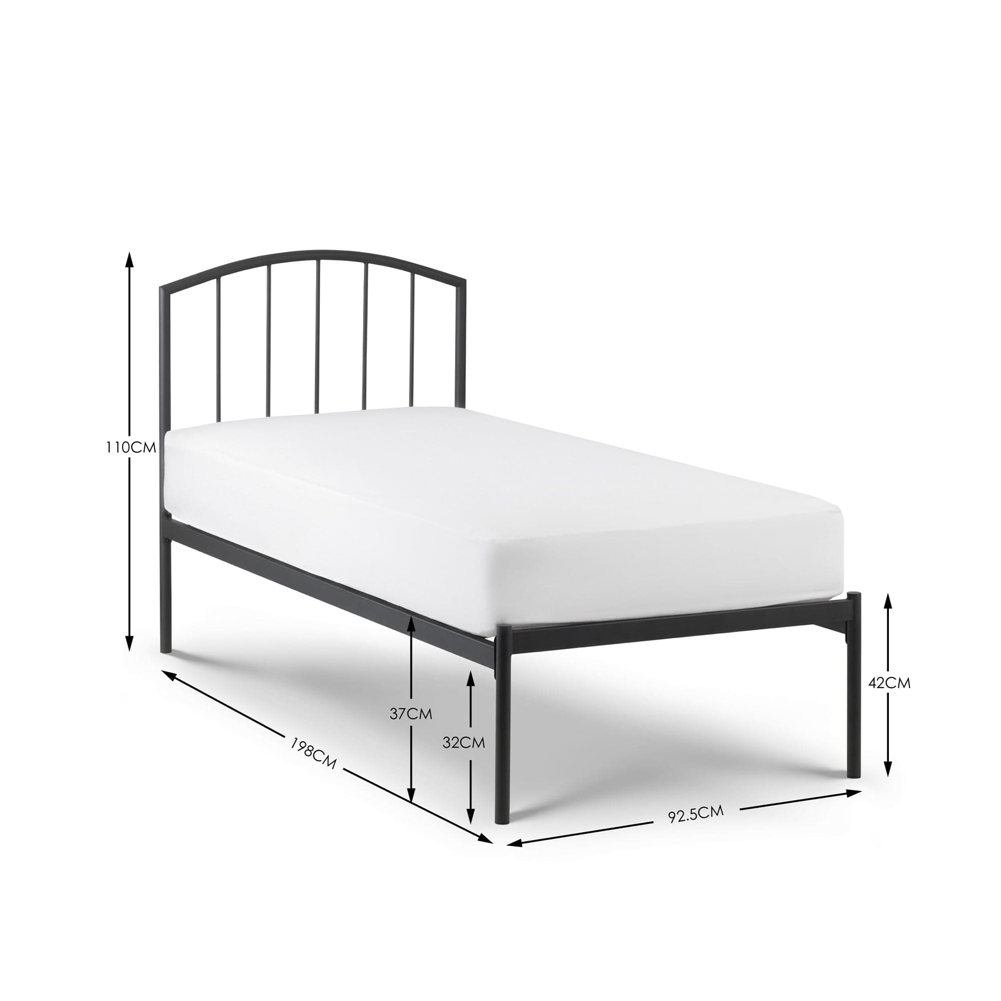Onyx Bed – Julian Bowen, view 3