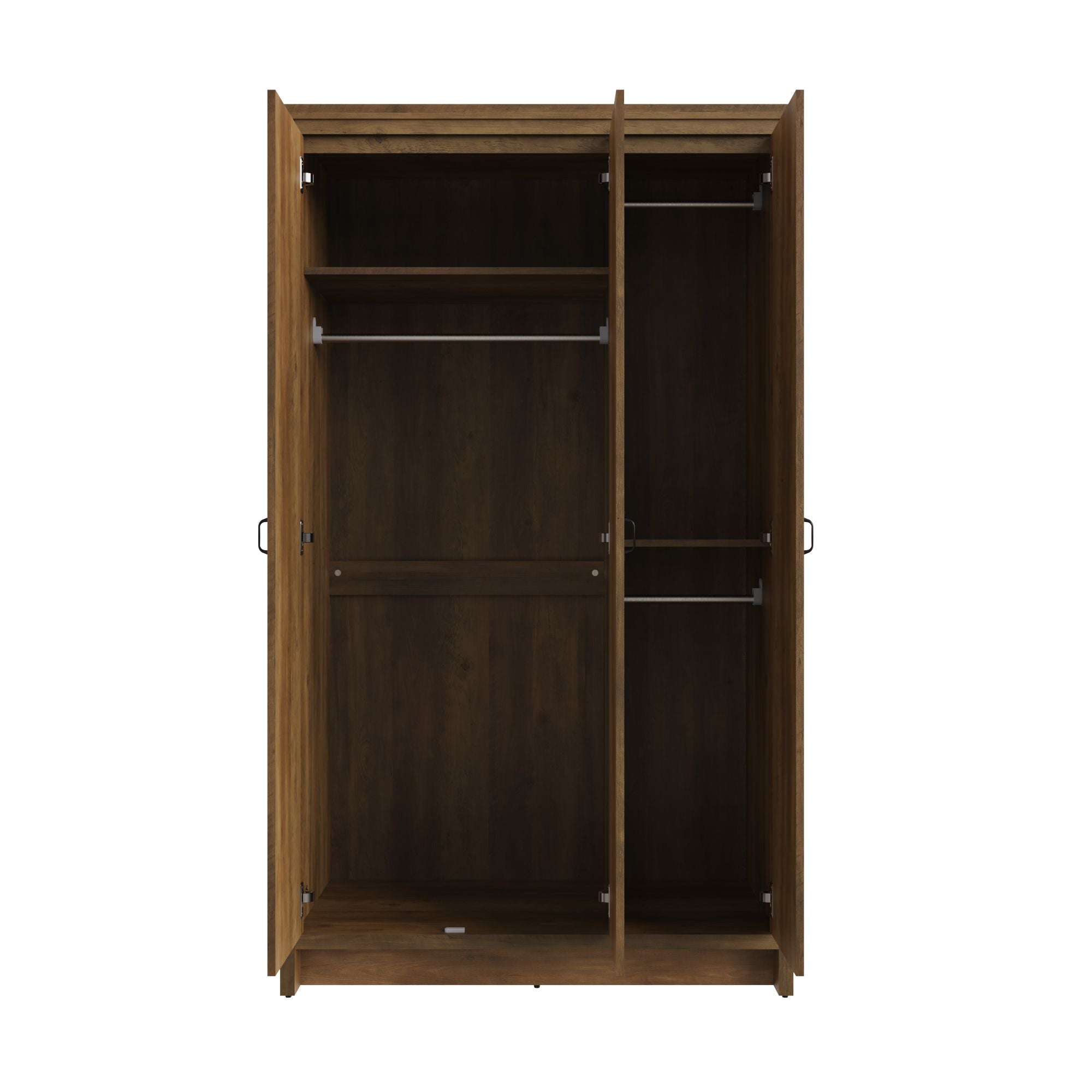 Boston 3 Door Wardrobe Knotty Oak – GFW, view 5