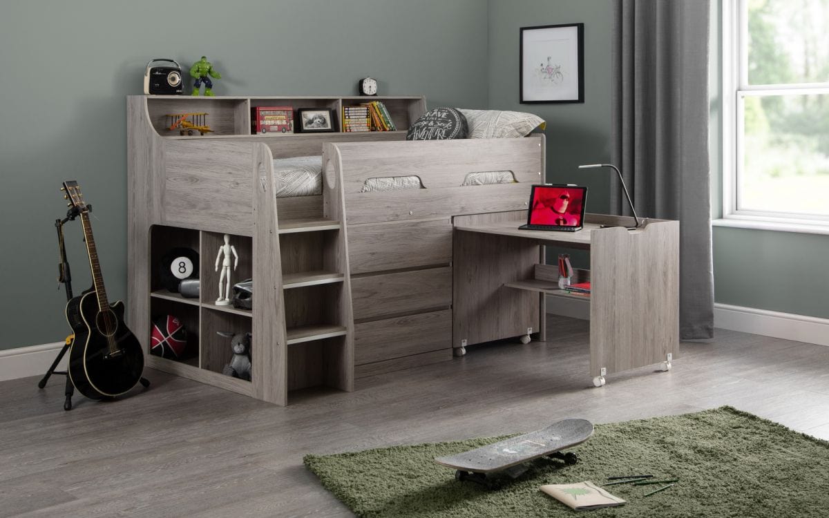 Jupiter Midsleeper Grey Oak – Julian Bowen, view 2