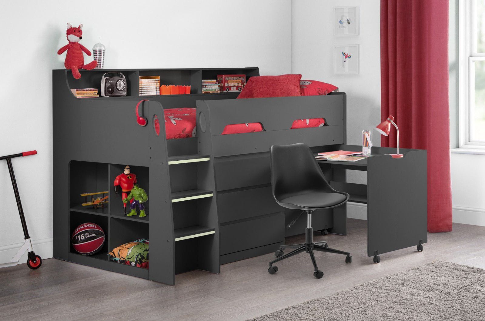 Jupiter Midsleeper Anthracite – Julian Bowen, view 2