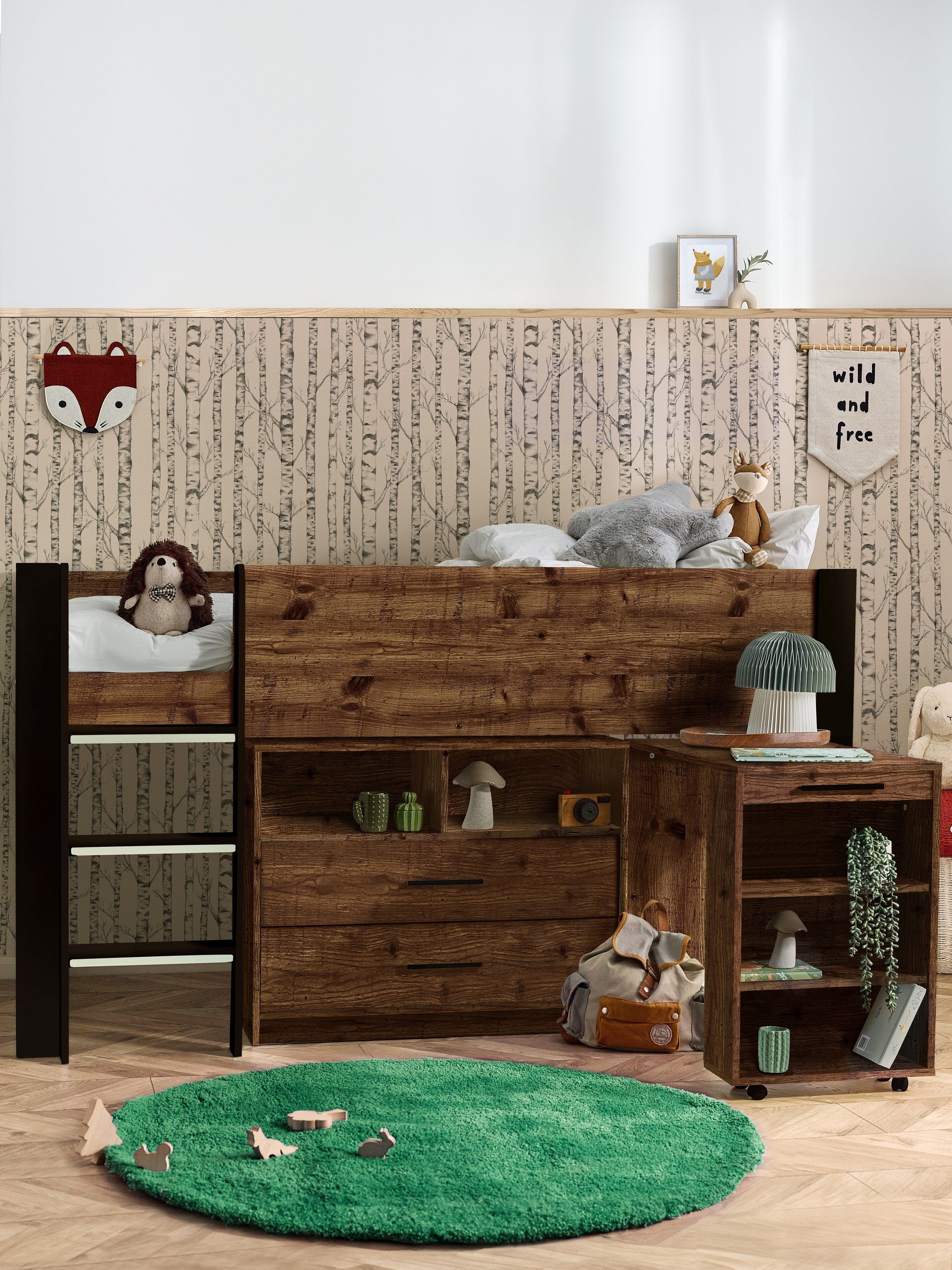 Otis Midsleeper - Urban Rustic And Black – Julian Bowen, view 2