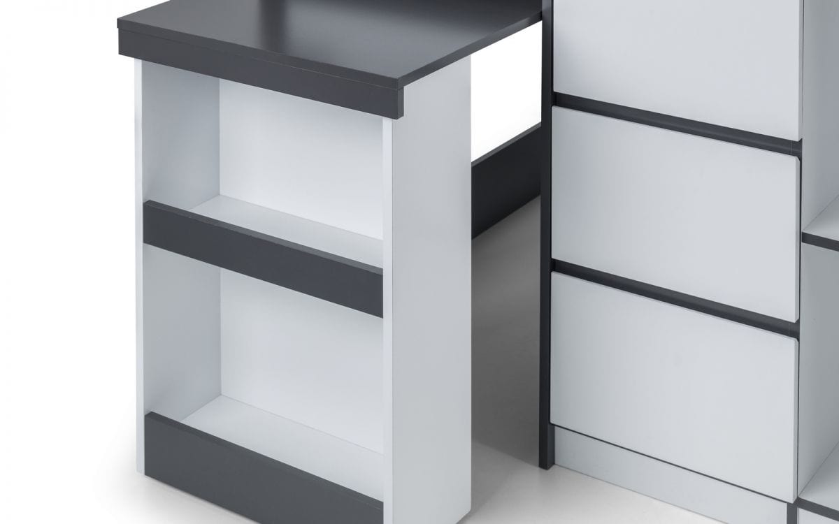 Saturn Midsleeper - Charcoal & White – Julian Bowen, view 11