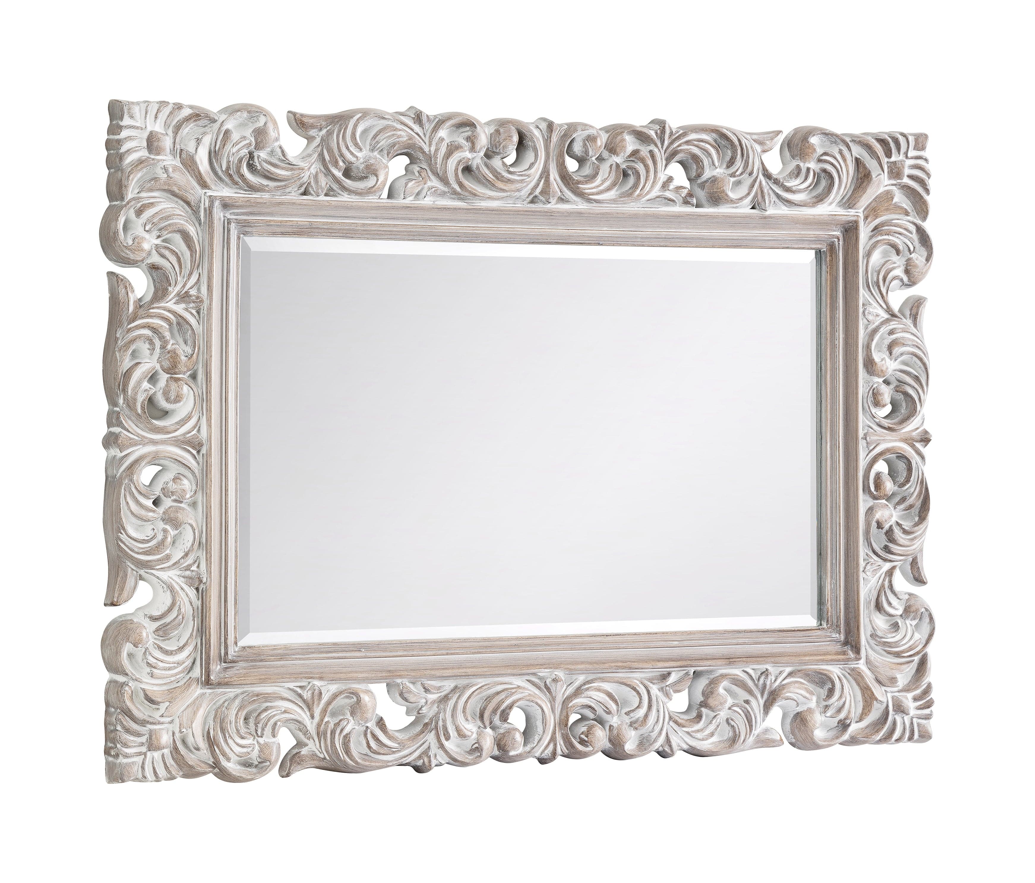 Baroque Distressed Wall Mirror – Julian Bowen