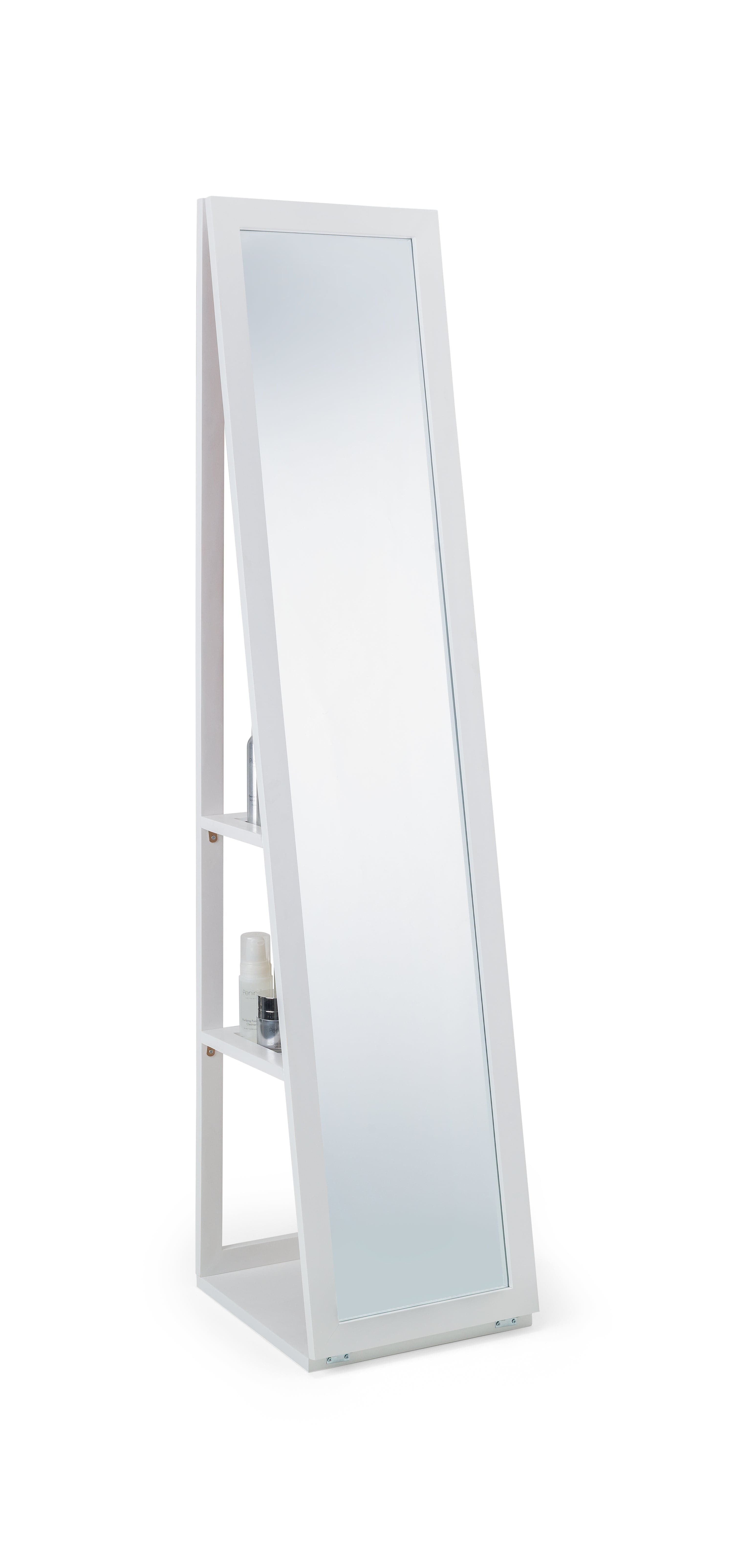 Fresco White Storage Mirror – Julian Bowen