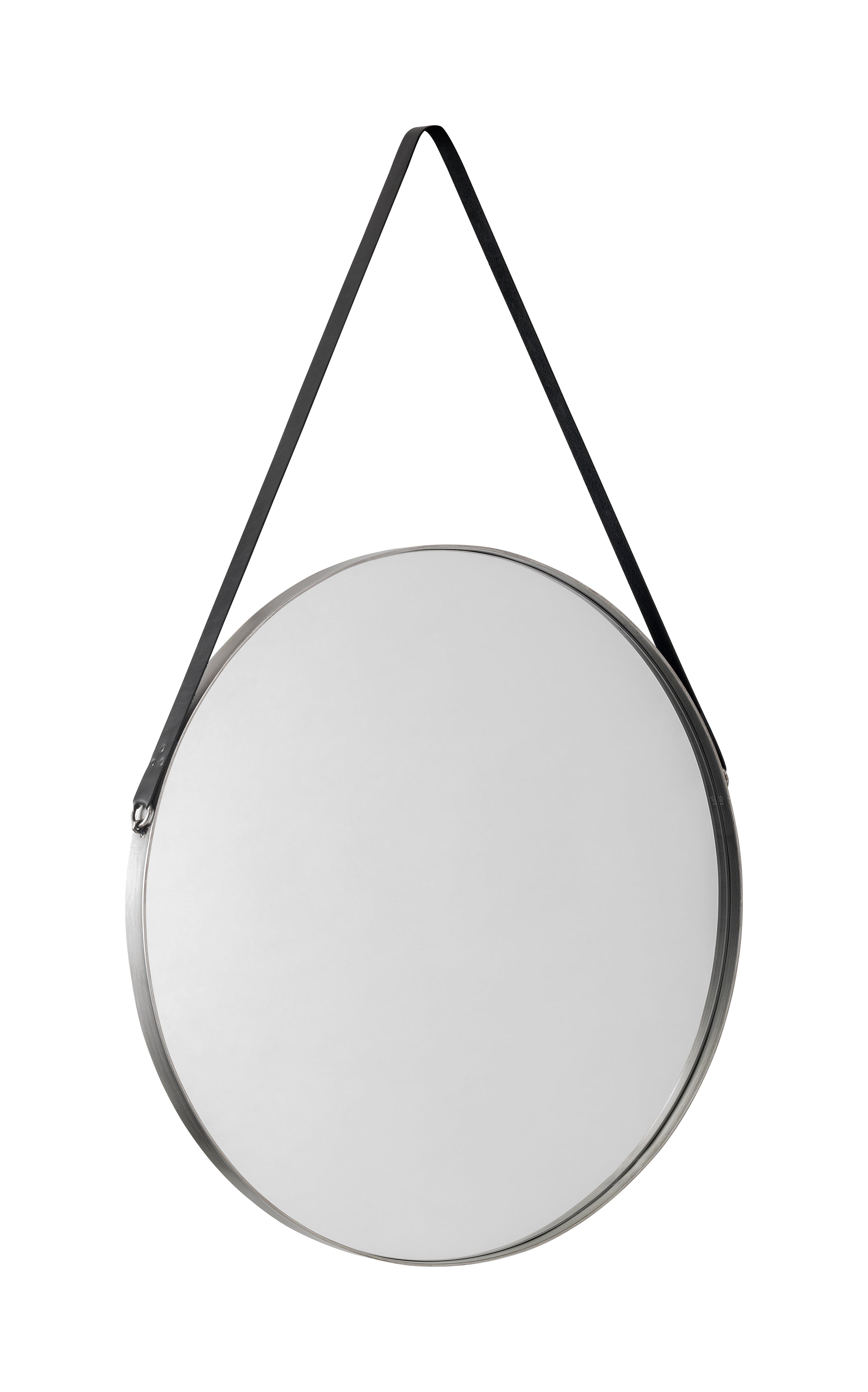 Opera Round Pewter Mirror – Julian Bowen