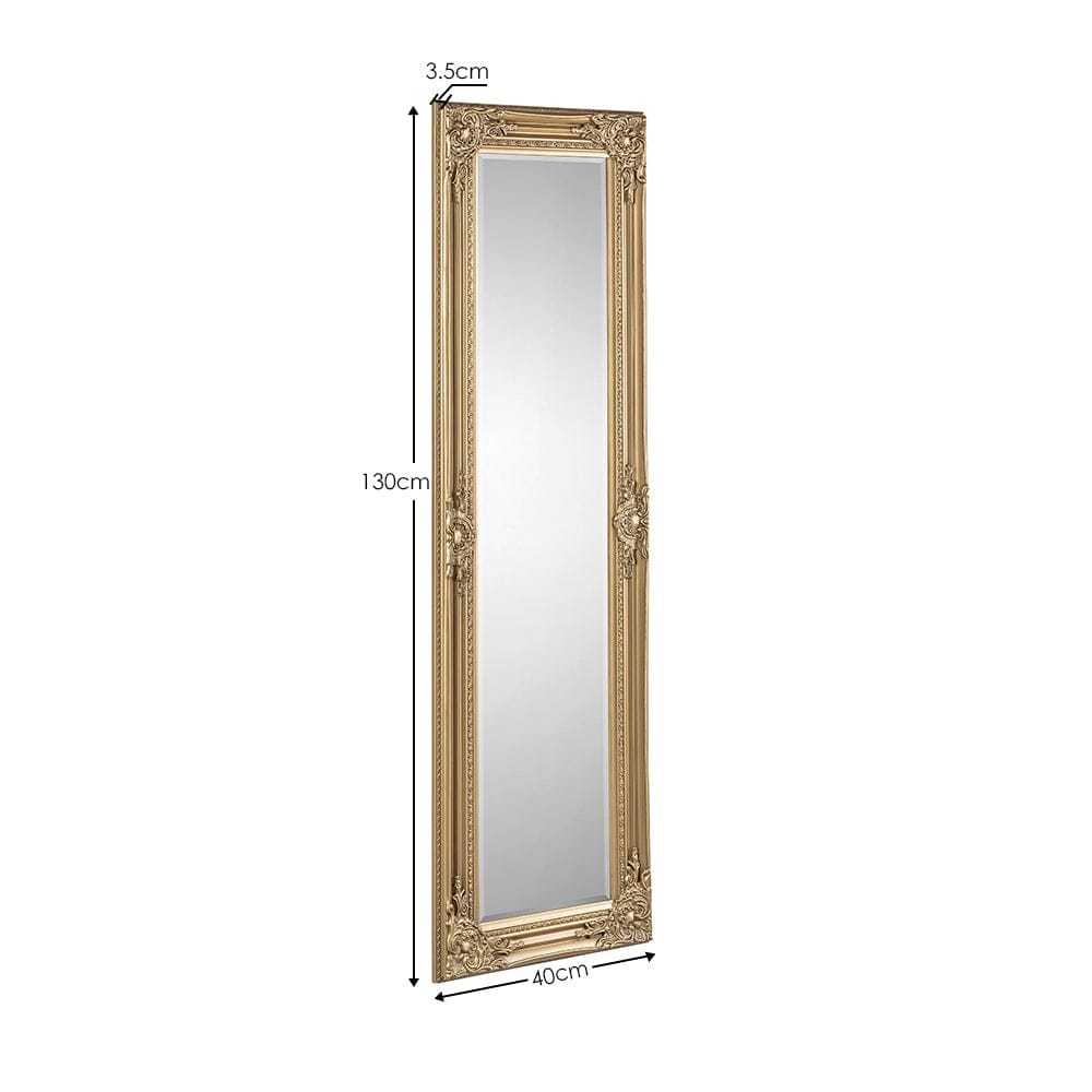 Palais Gold Dress Mirror – Julian Bowen, view 3