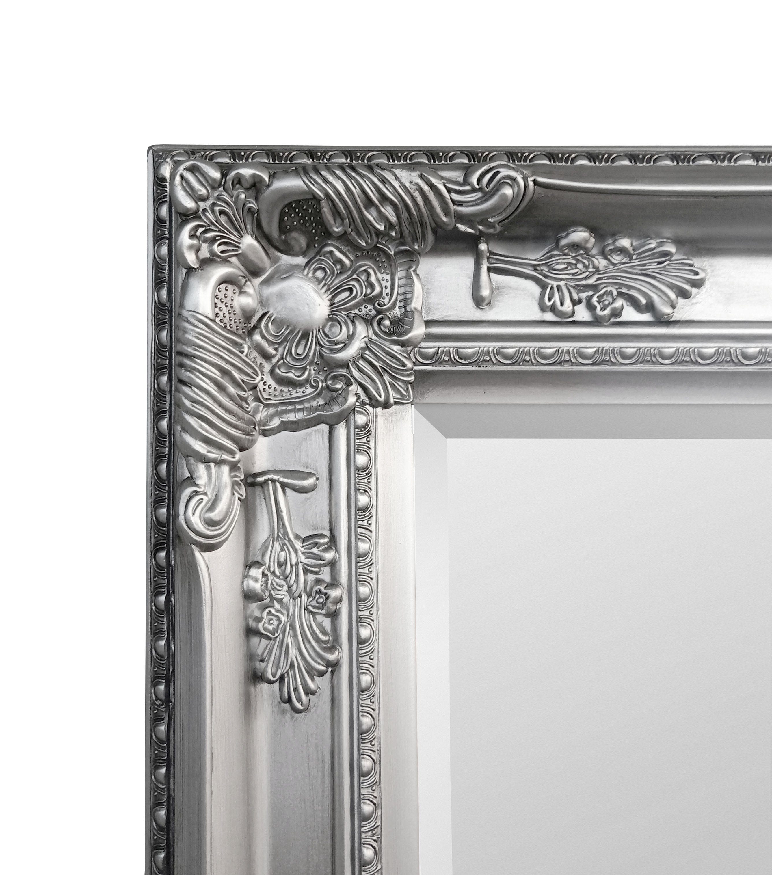 Palais Pewter Lean-To Dress Mirror – Julian Bowen, view 3