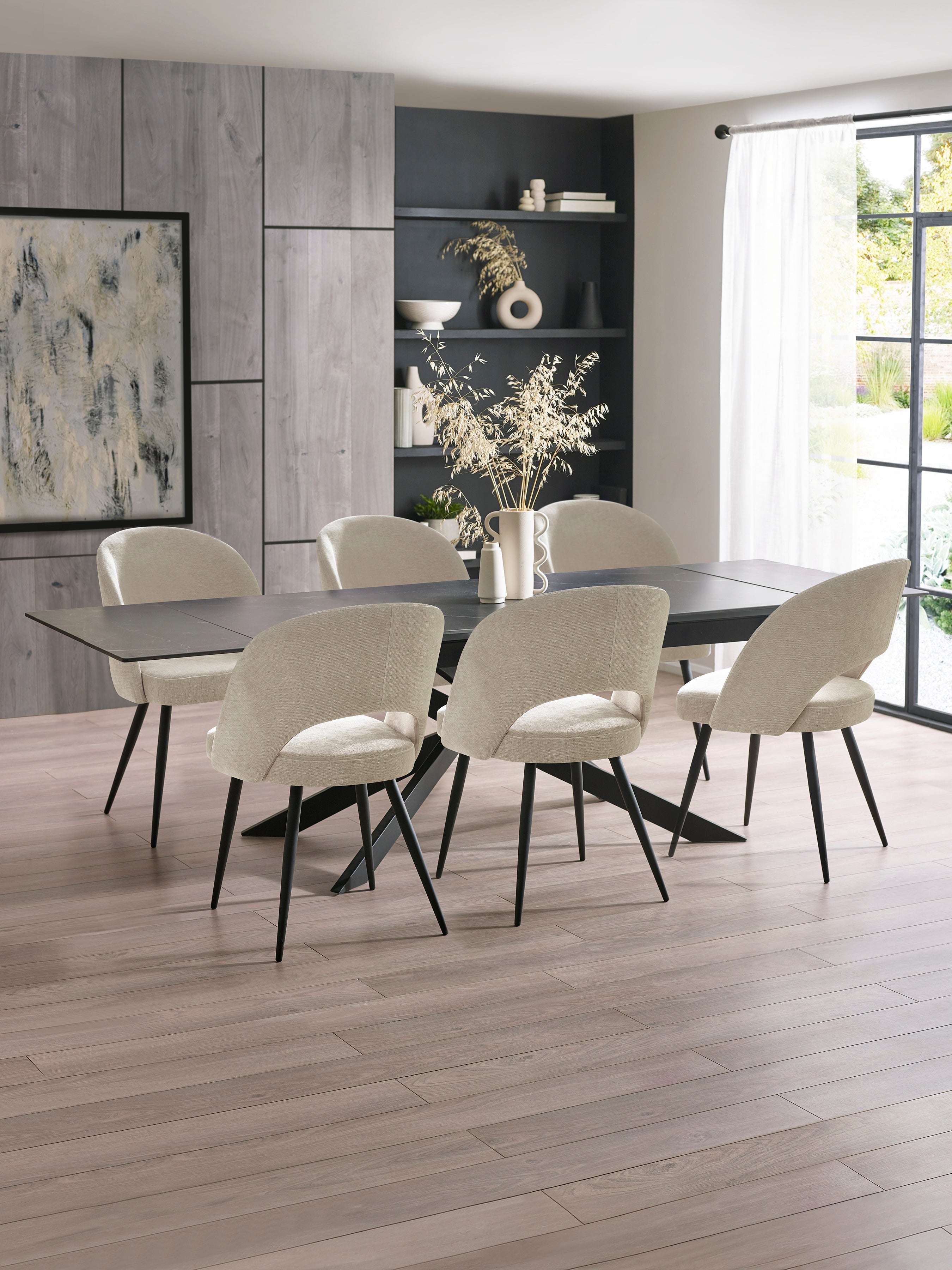 Ella Dining Chairs - Calico (Set Of 2) – Julian Bowen, view 10