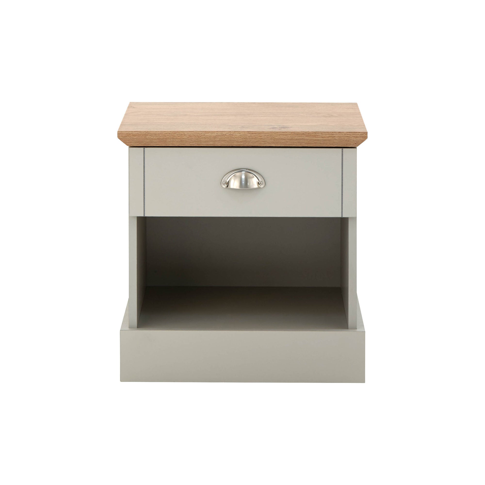 Kendal 1 Drawer Bedside Grey – GFW