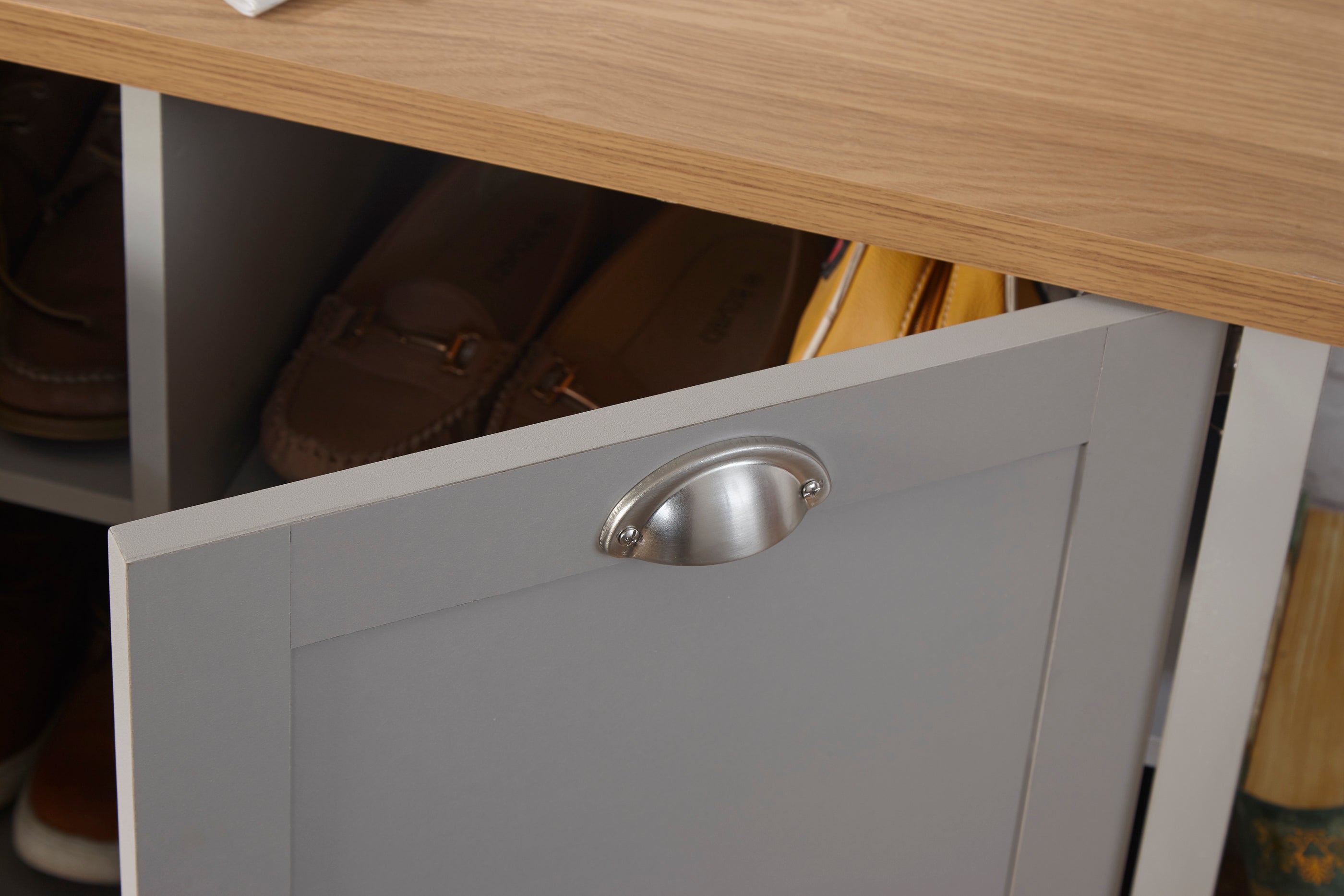 Lancaster Shoe Storage Grey – GFW, view 10