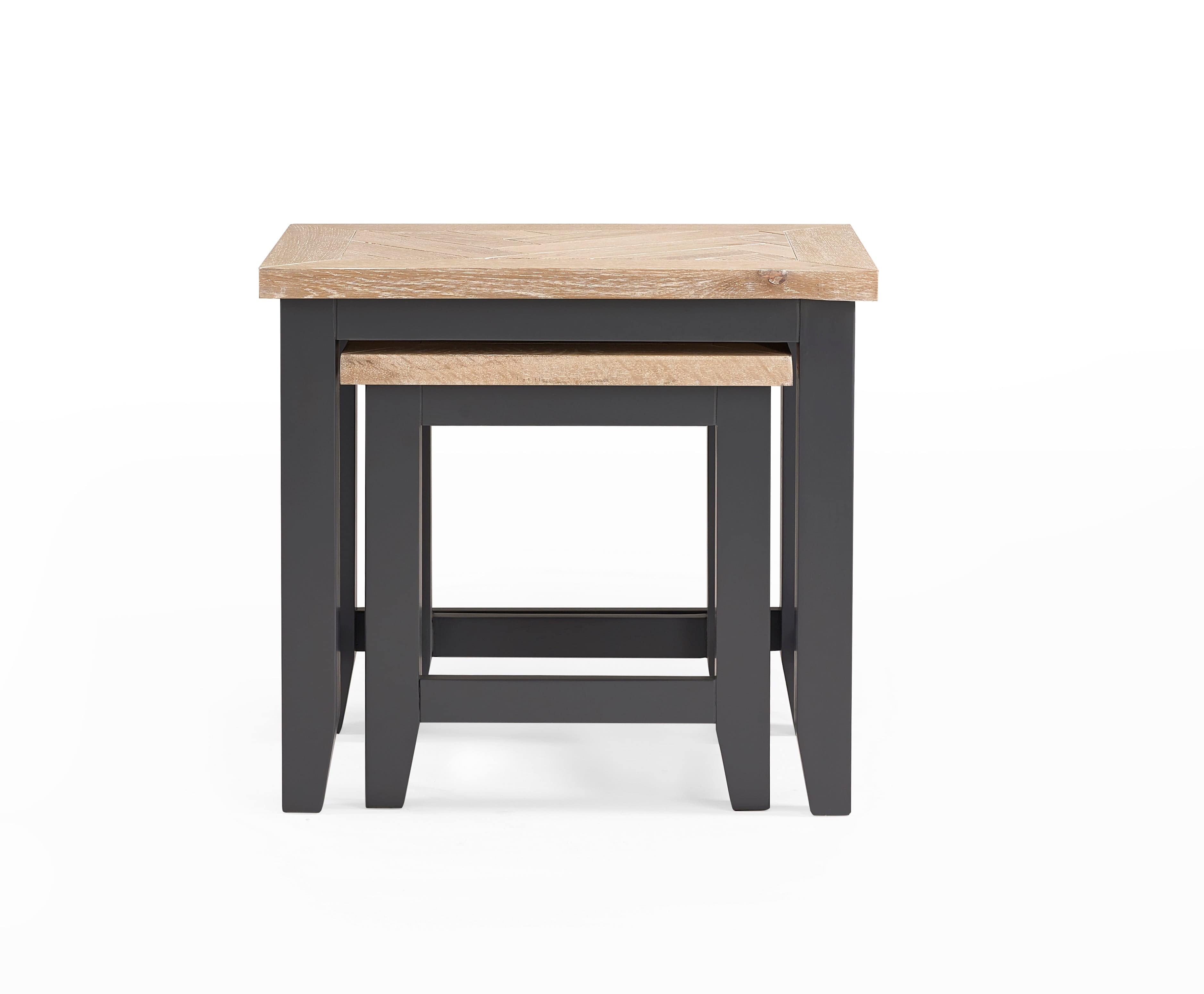 Bordeaux Nest Of Tables Dark Grey – Julian Bowen, view 5