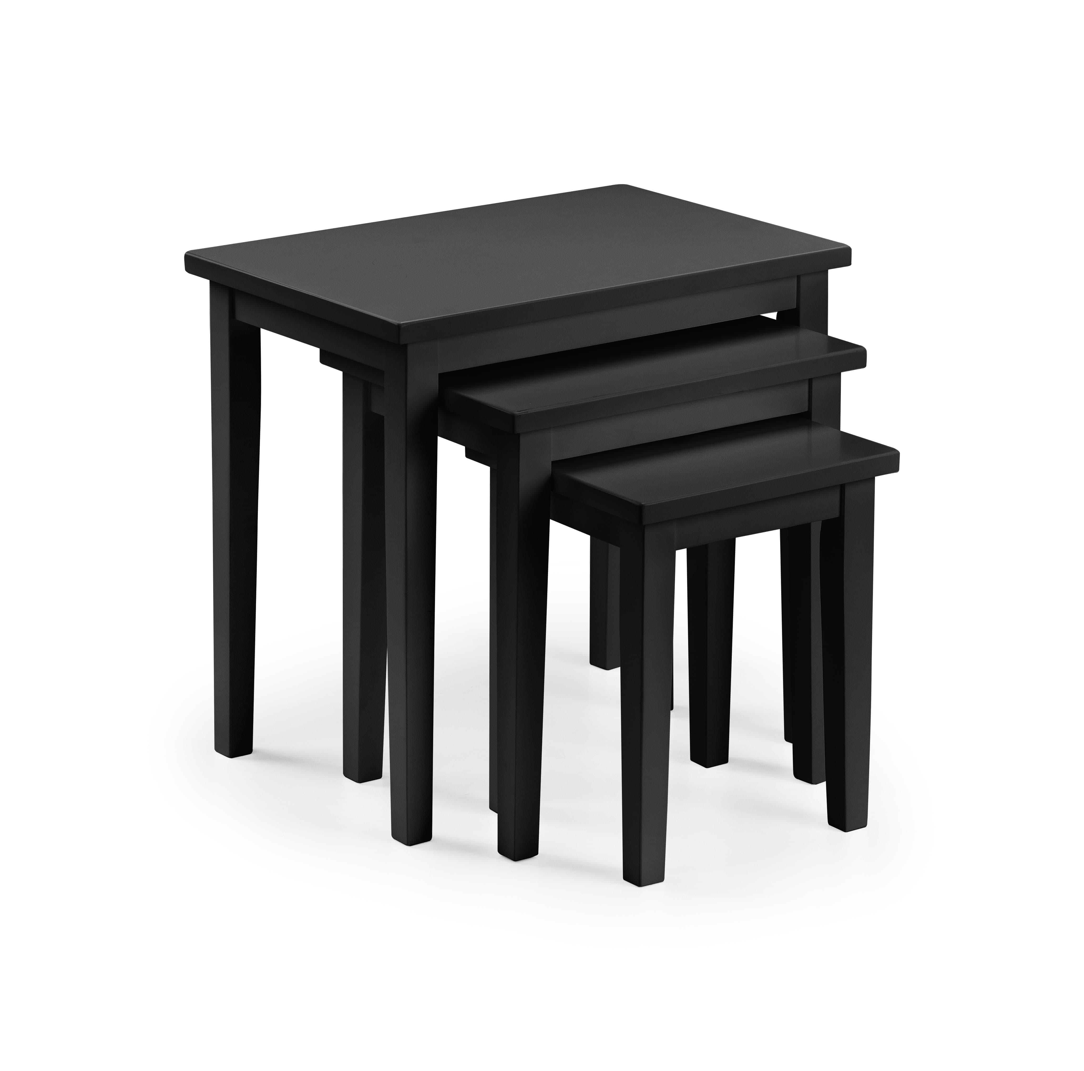 Cleo Nest Of Tables - Black Finish – Julian Bowen