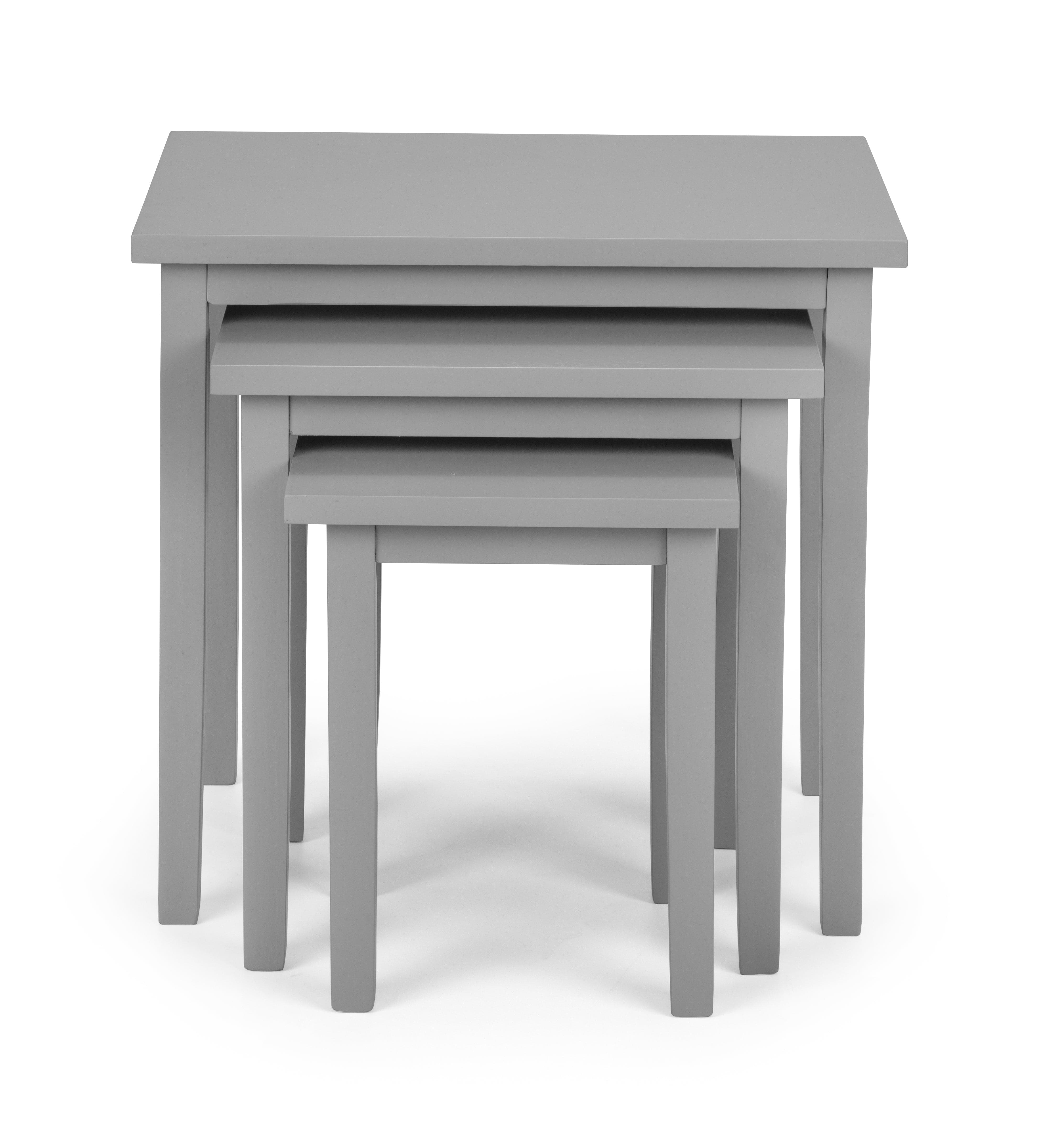 Cleo Nest Of Tables - Grey Finish – Julian Bowen, view 3