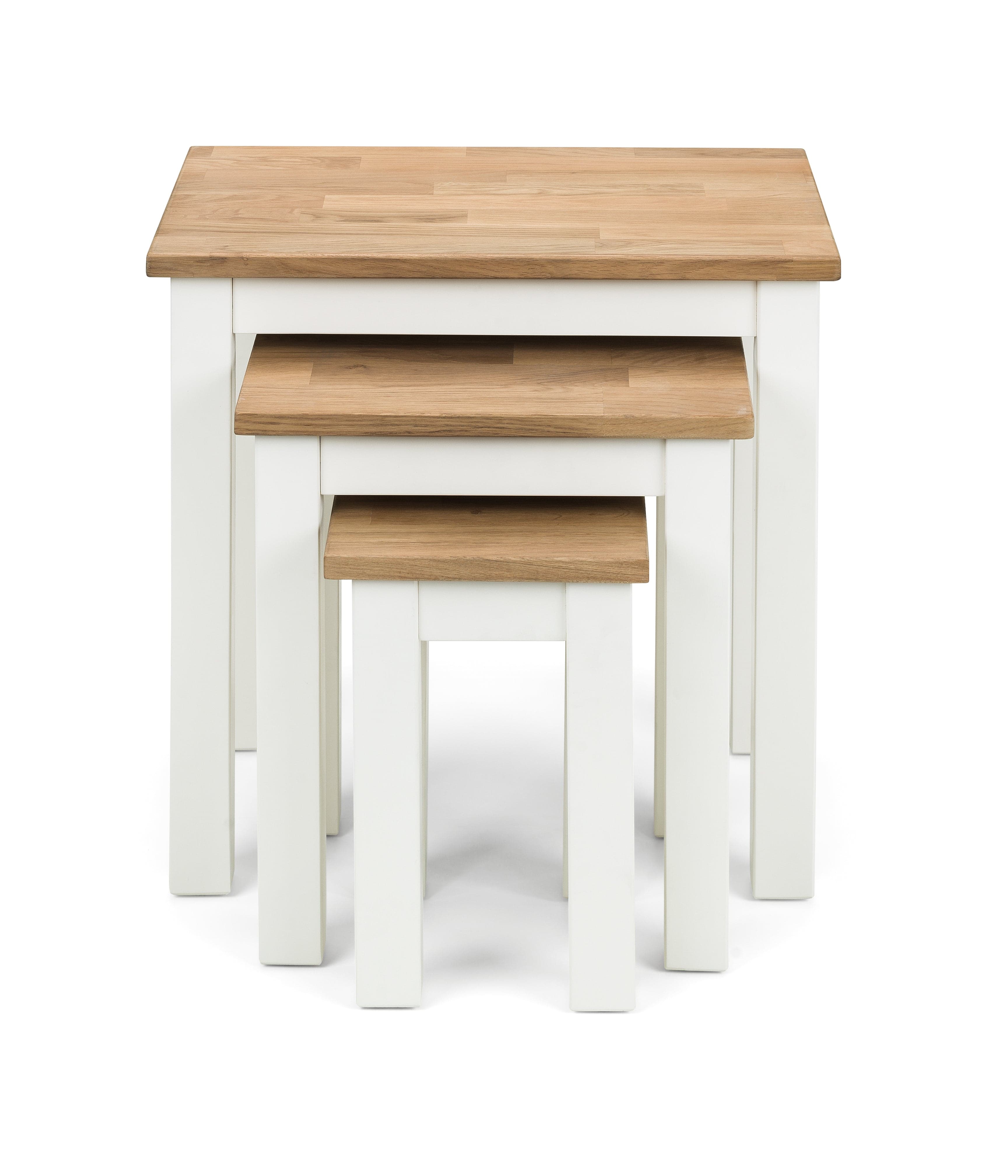 Coxmoor Nest Of 3 Tables - Ivory & Oak – Julian Bowen, view 3