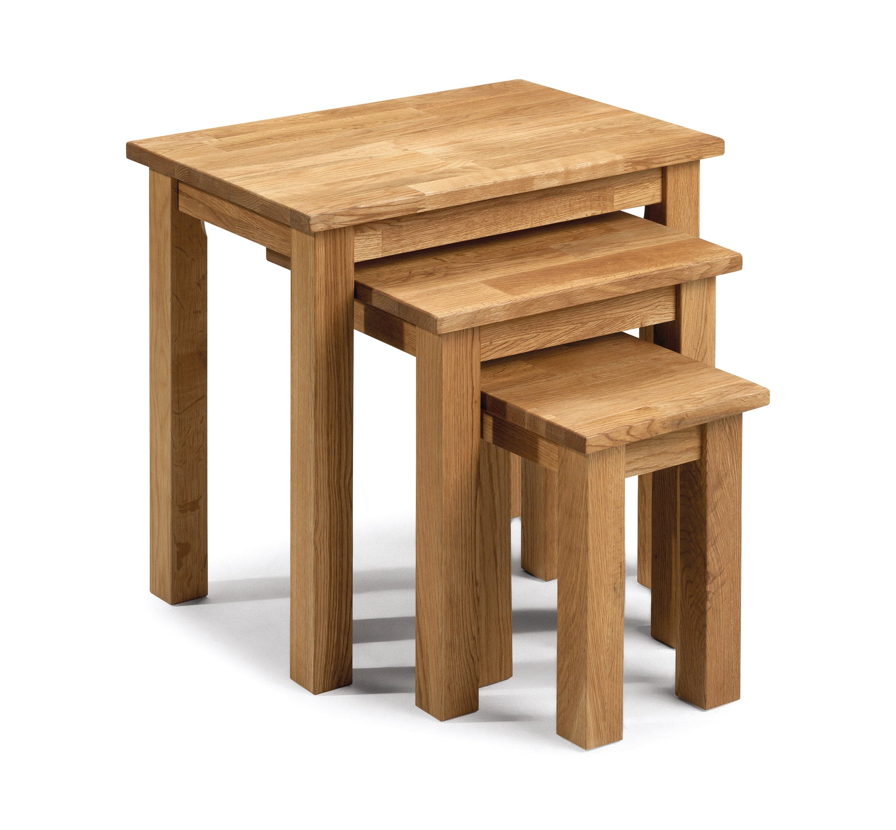 Coxmoor Oak Nest Of 3 Tables – Julian Bowen