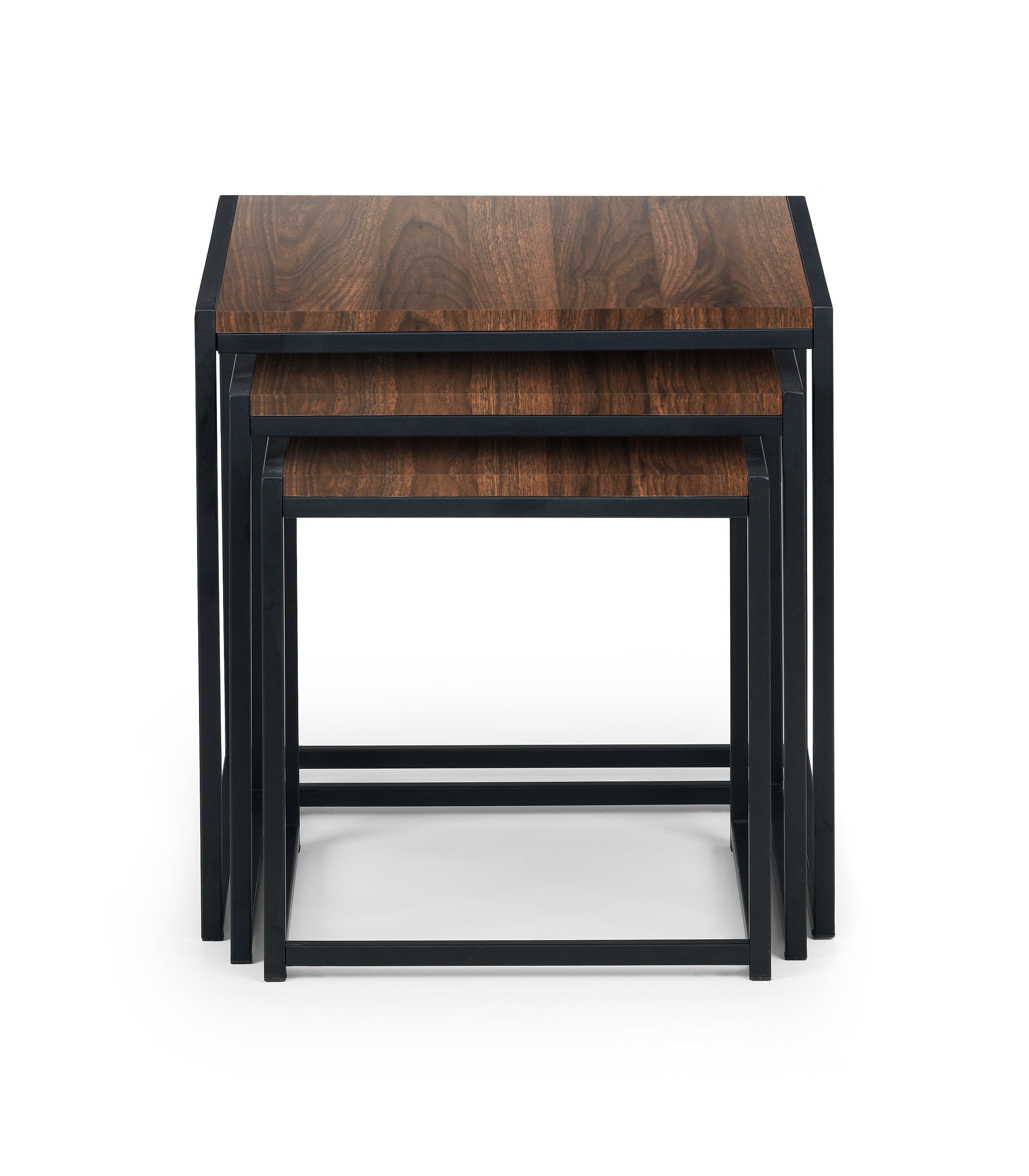 Tribeca Nest Of 3 Tables - Walnut – Julian Bowen, view 2